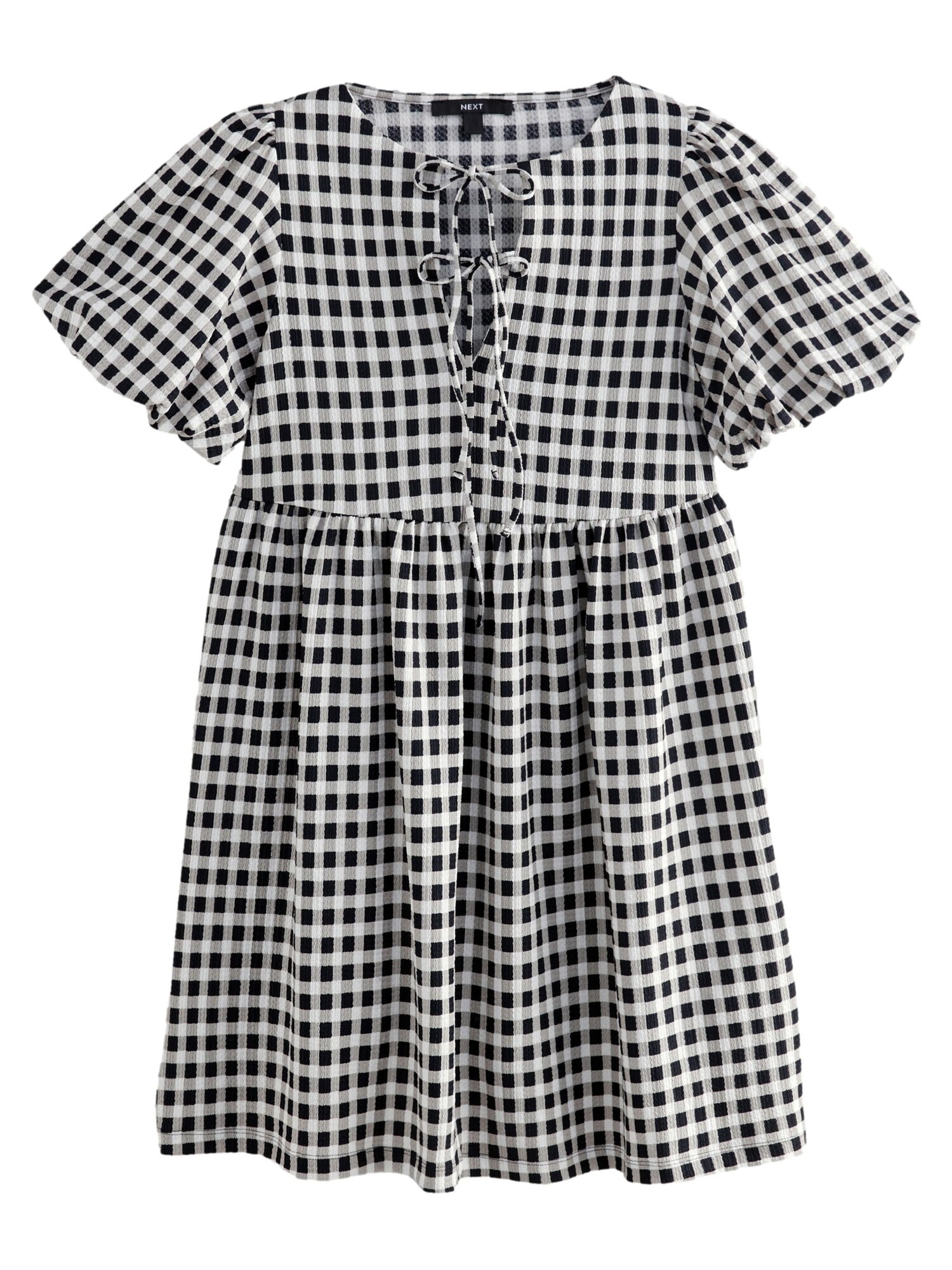 Next Rochie  gri deschis / negru / alb