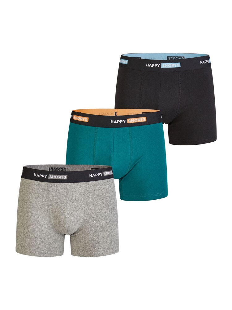 Happy Shorts Retro Boxer ' Jersey ' Herren Größe XL türkis