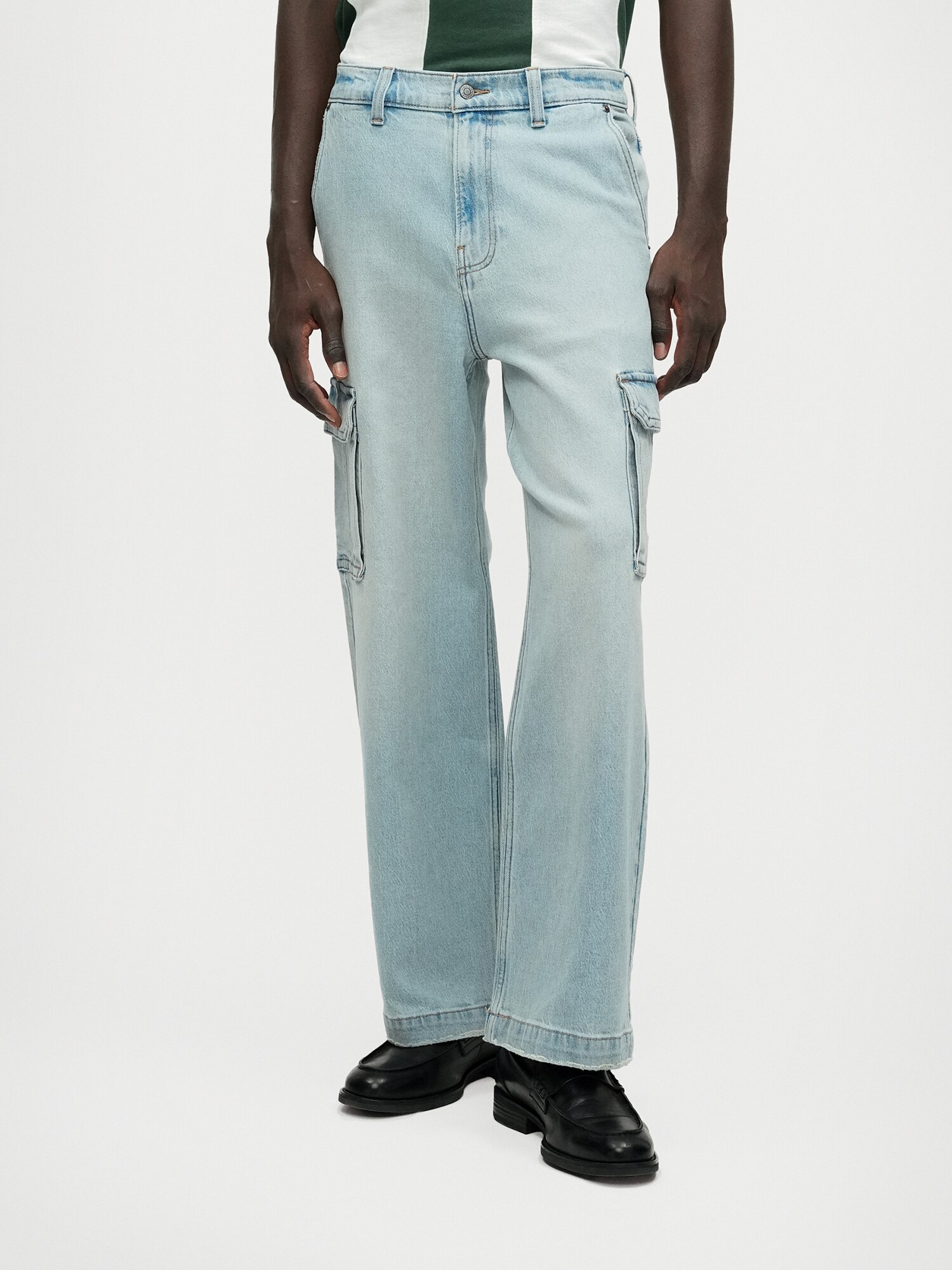 HOLLISTER Rifľové kapsáče  modrá denim (obrázok 2)