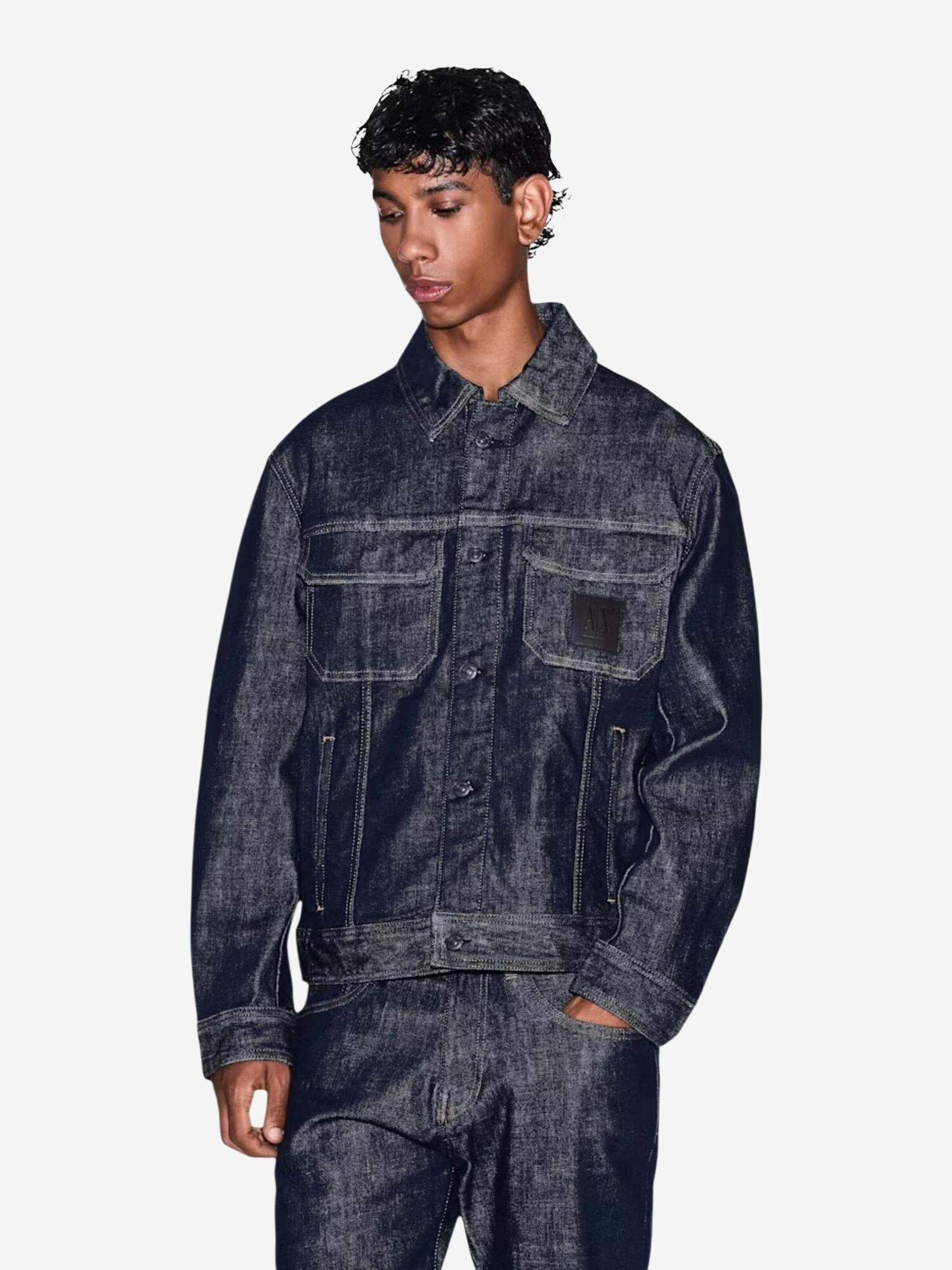 ARMANI EXCHANGE Chaqueta de entretiempo azul denim – imagen 2