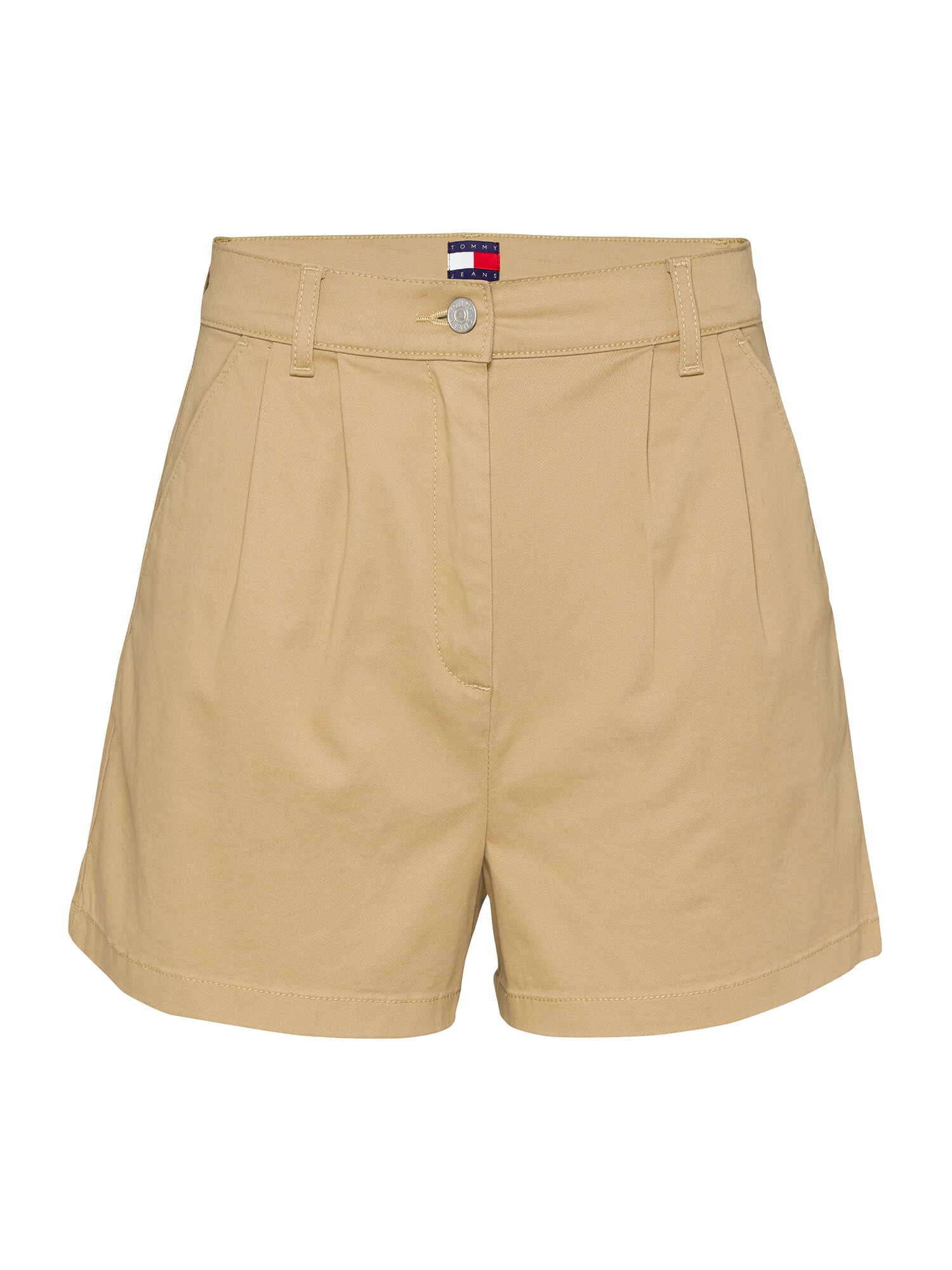 Tommy Jeans Élére vasalt nadrágok 'CLAIRE'  bézs akciós termékkép 1