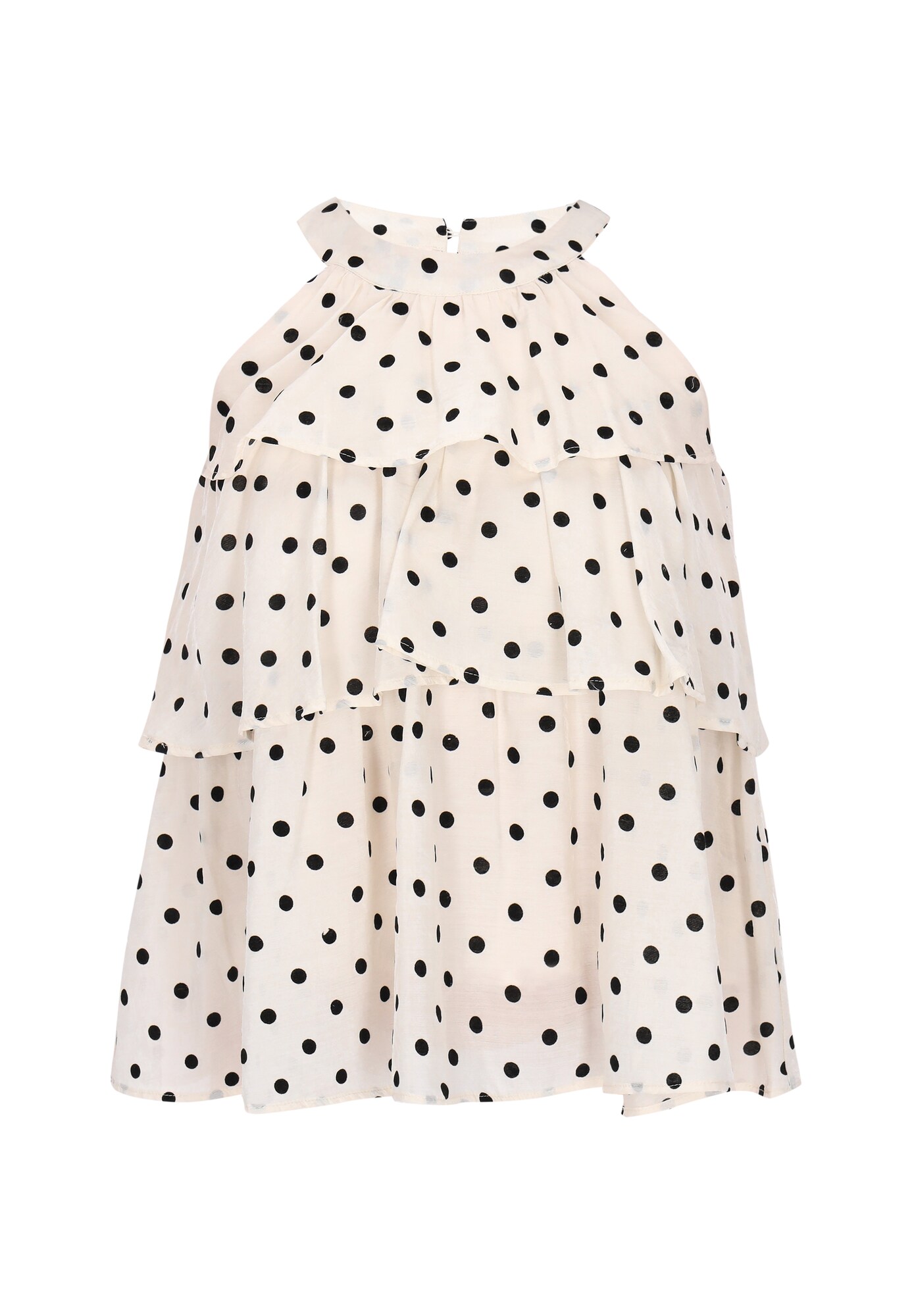 faina Bluză Fashion Look  crem / negru