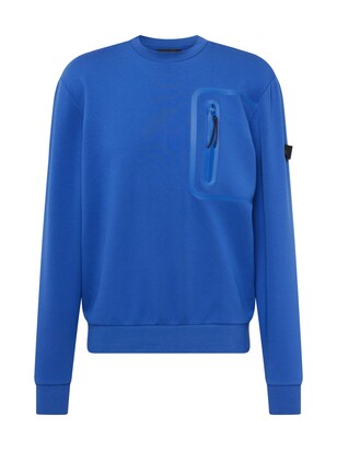 Peuterey Sweatshirt ‘GORIE 01’ Royal blue/koningsblauw / Rood / Zwart