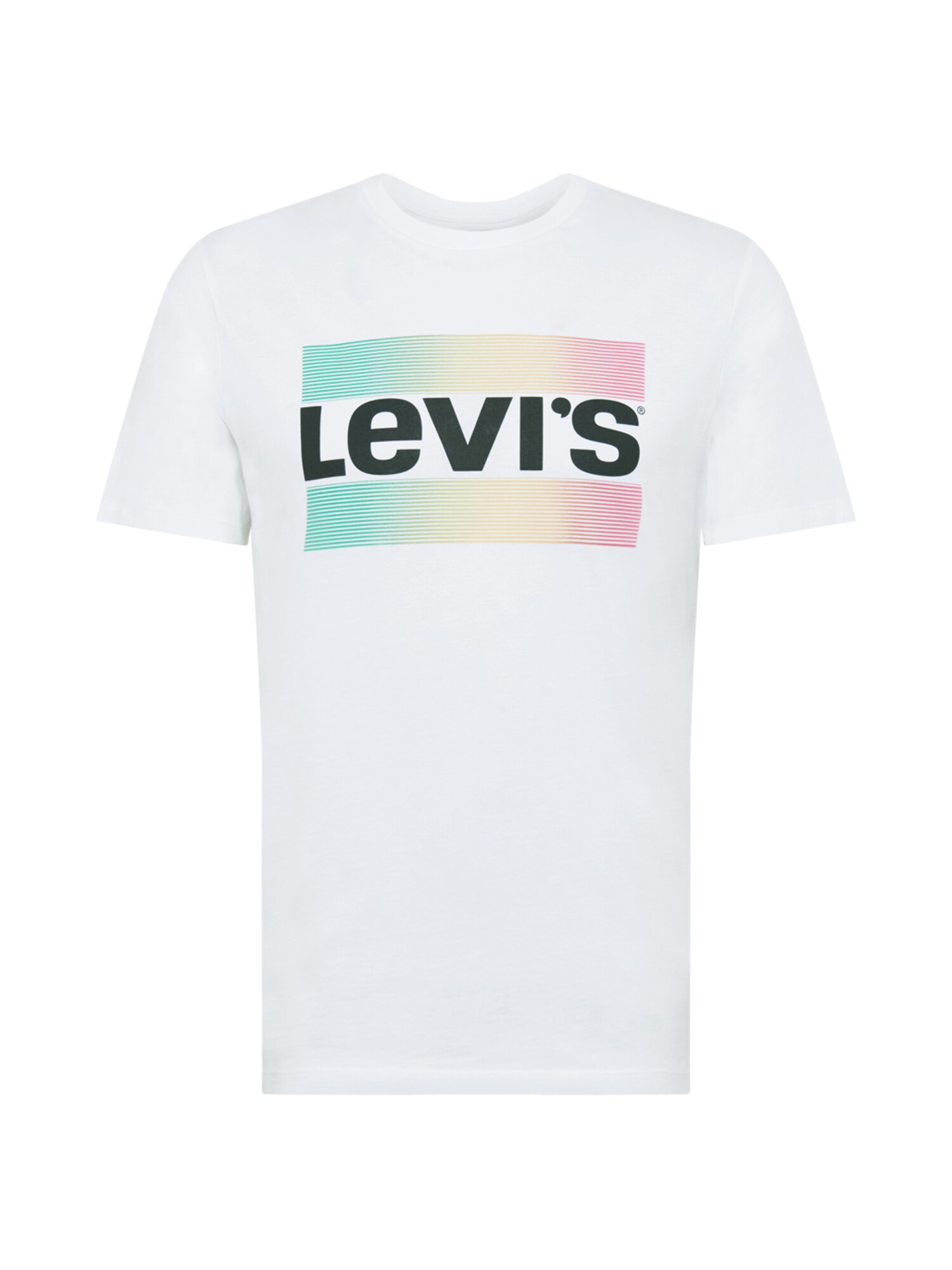 LEVI'S Marškinėliai  balta / žalia / geltona / raudona
