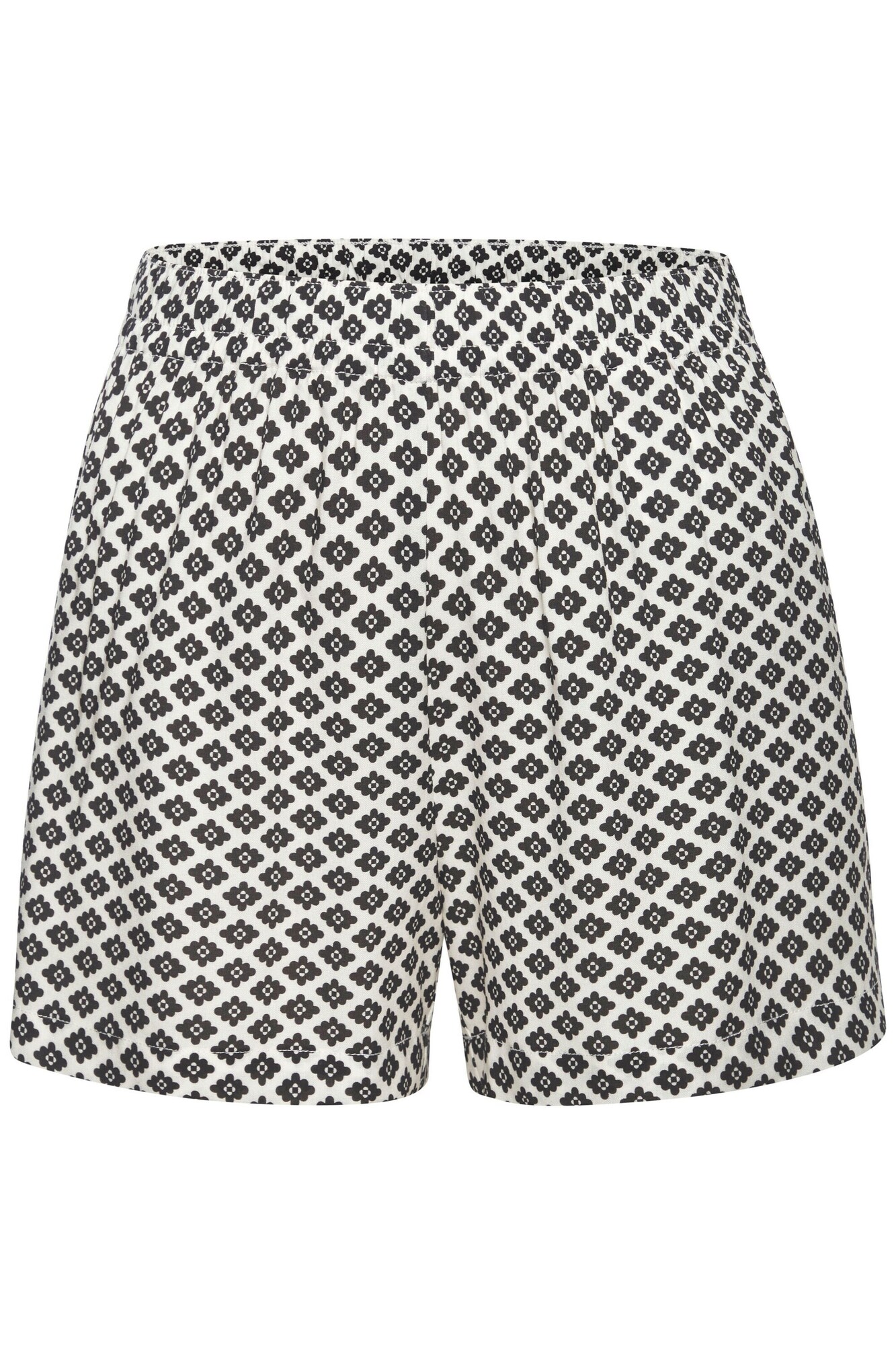 LASCANA Pantaloni de pijama  negru / alb