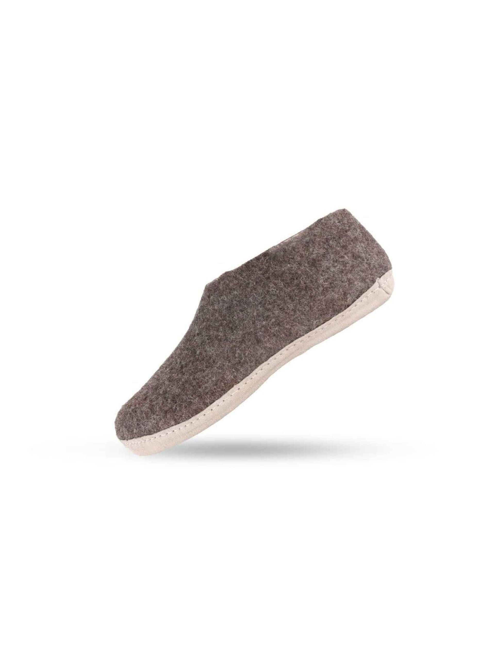 SHUS walk with nature Innesko 'Uldhjemmesko (100% ren uld) m/sål i skind Dansk Design fra SHUS' loafers & mockasiner dam