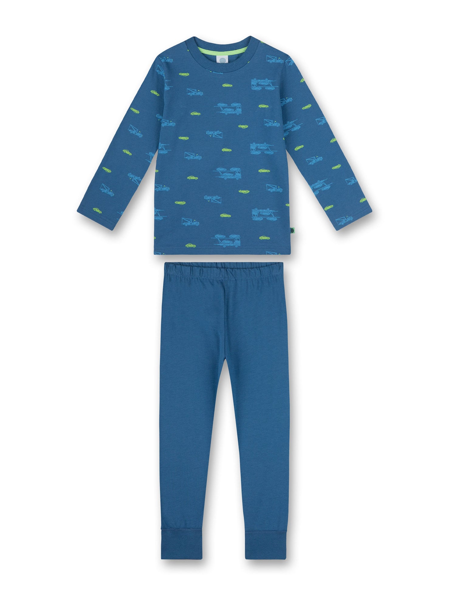 SANETTA Pidžama set  plava / morsko plava / limeta