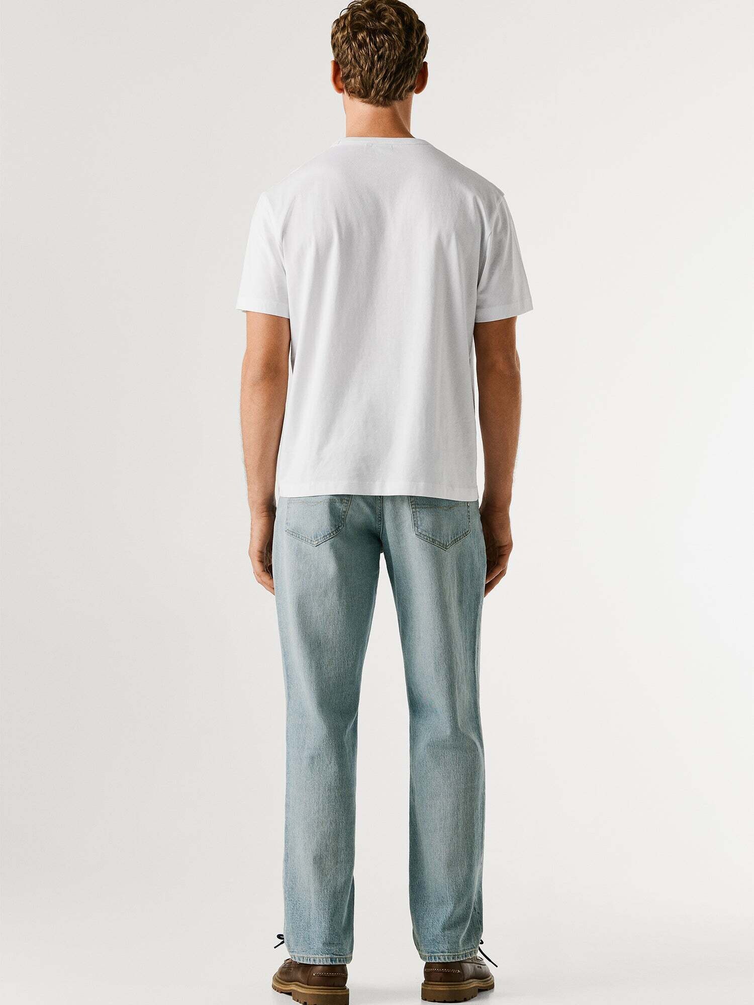 Pepe Jeans Camiseta 'Gunner'  miel / blanco – imagen 4