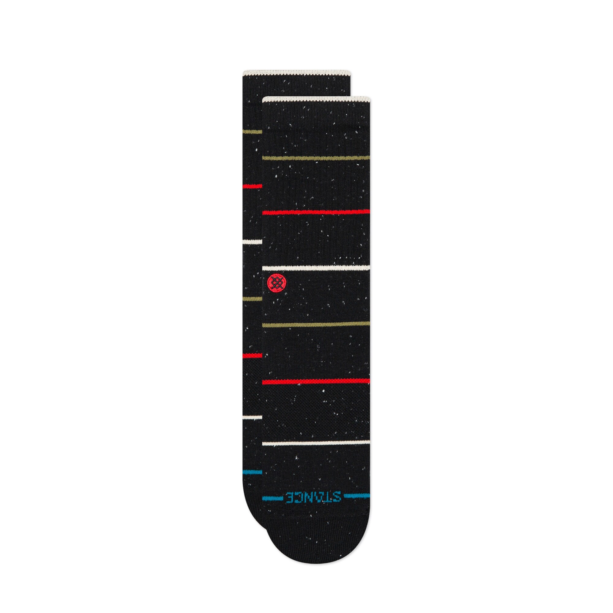 Stance Zokni 'Greetings'  elefántcsont / kiwi / piros / fekete termék 2. képe