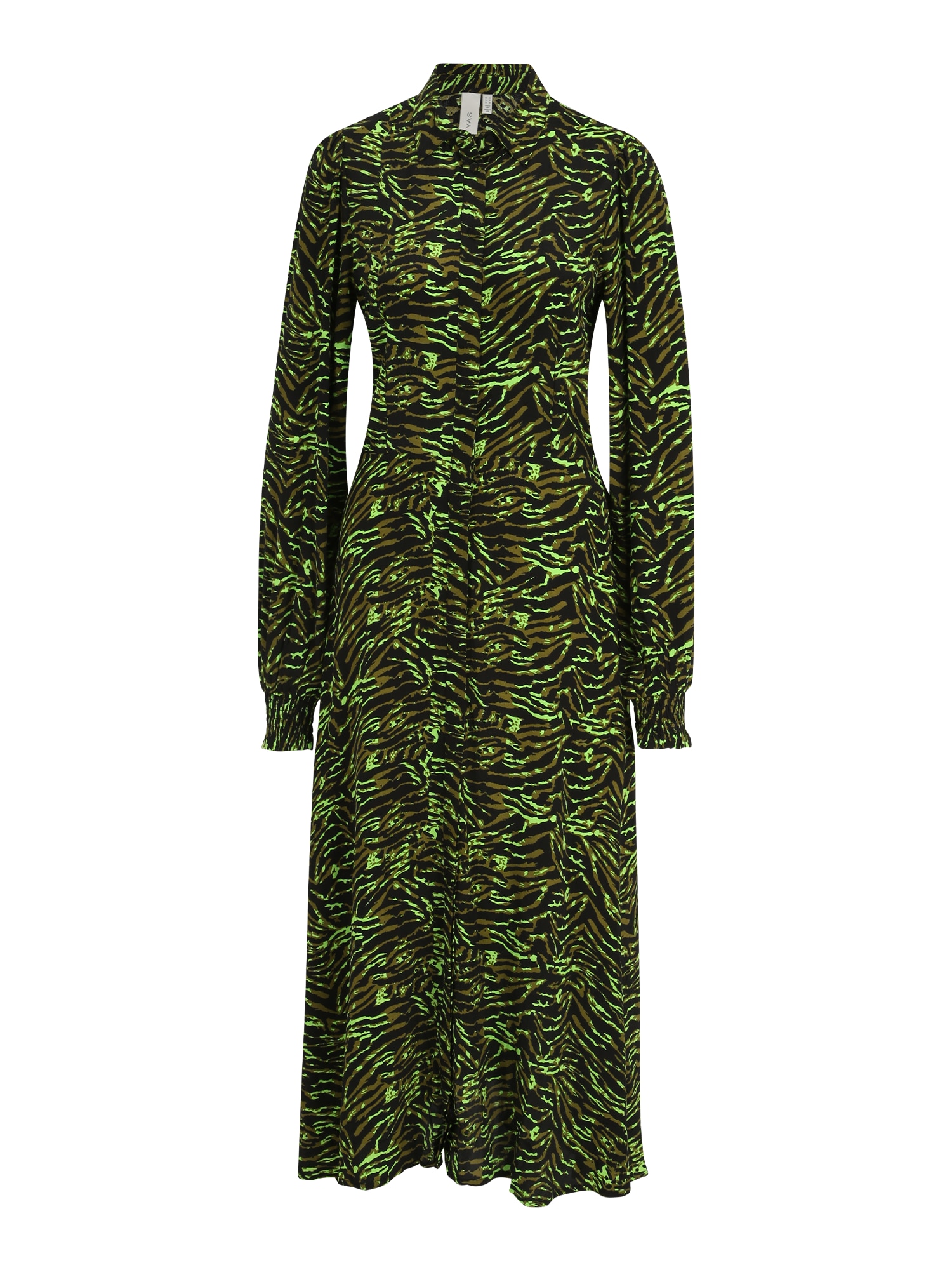 Y.A.S Tall Palaidinės tipo suknelė 'JASMINNI' kivių spalva / tamsiai žalia / juoda