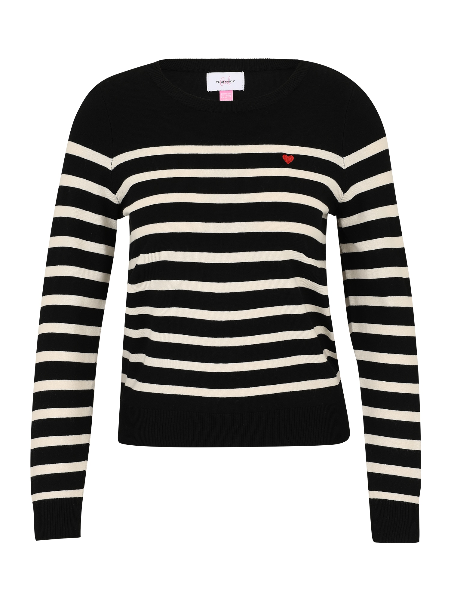 Vero Moda Girl Sveter 'VMDory'  čierna / biela