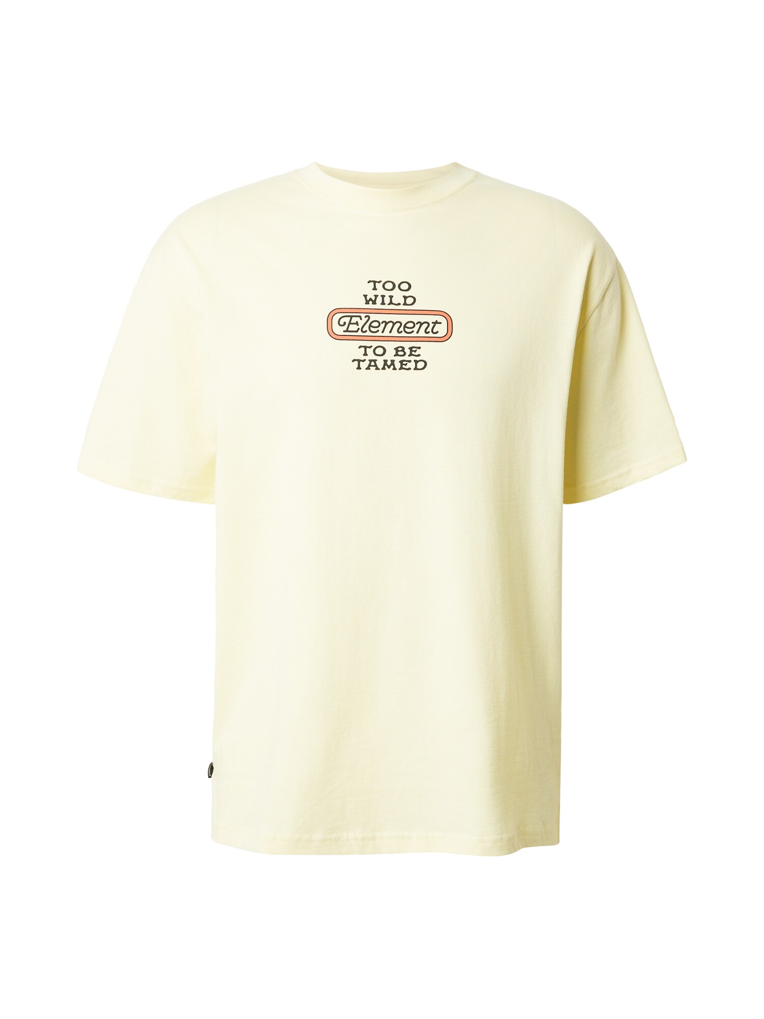 ELEMENT Tricou 'TOO WILD'  albastru deschis / galben