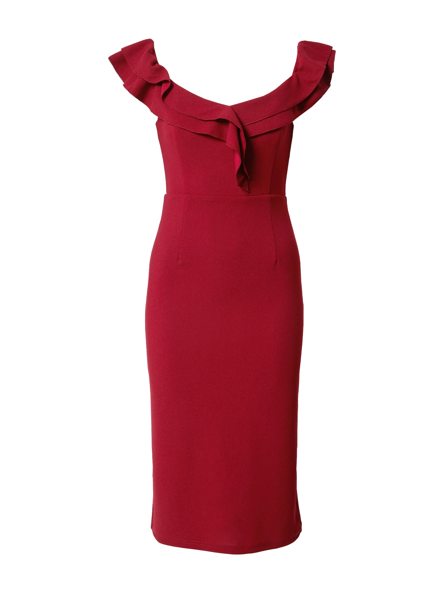 Skirt & Stiletto Kokteilinė suknelė rubinų raudona