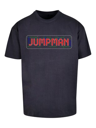 F4NT4STIC Shirt ‘Jumpman C64 Retro Gaming SEVENSQUARED’ Blauw / Gemengde kleuren