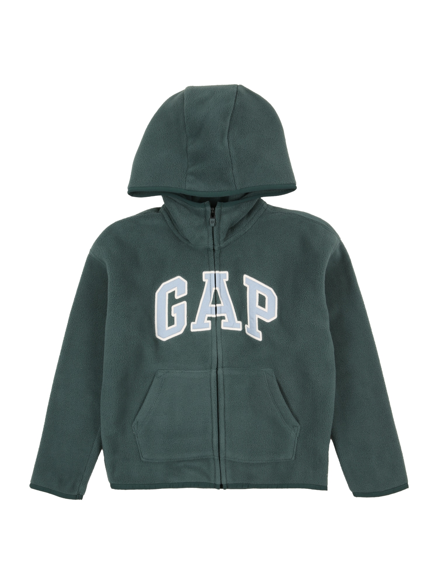GAP Jachetă  fleece PRO  albastru porumbel / verde închis / alb murdar
