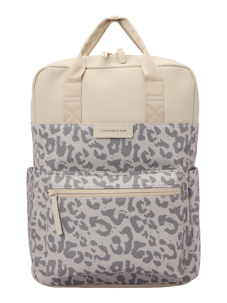 Kapten & Son Rucksack 'Bergen Pro' Herren Größe One Size beige / grau / dunkelgrau