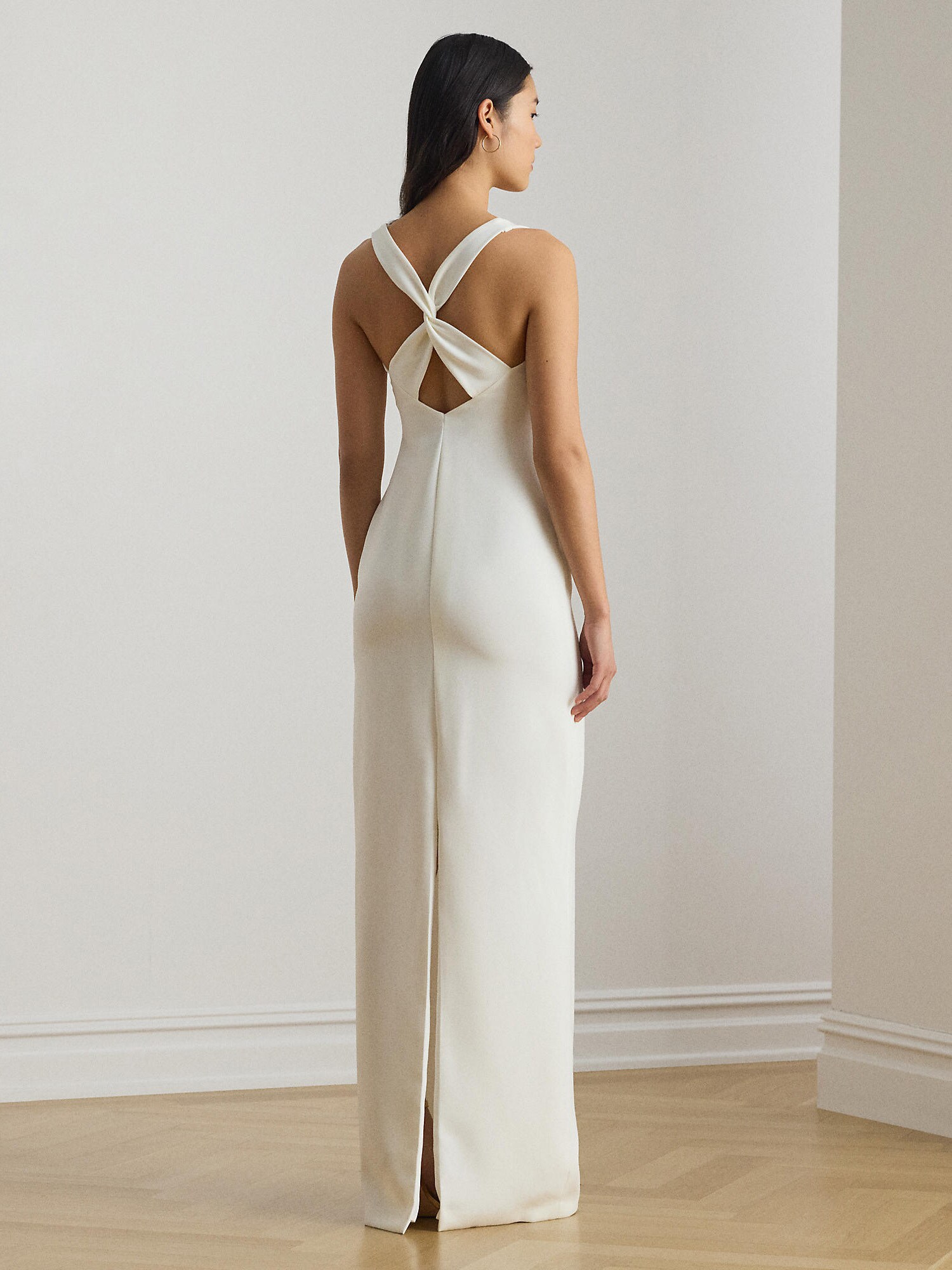 Lauren Ralph Lauren Vestido de noche blanco – imagen 3