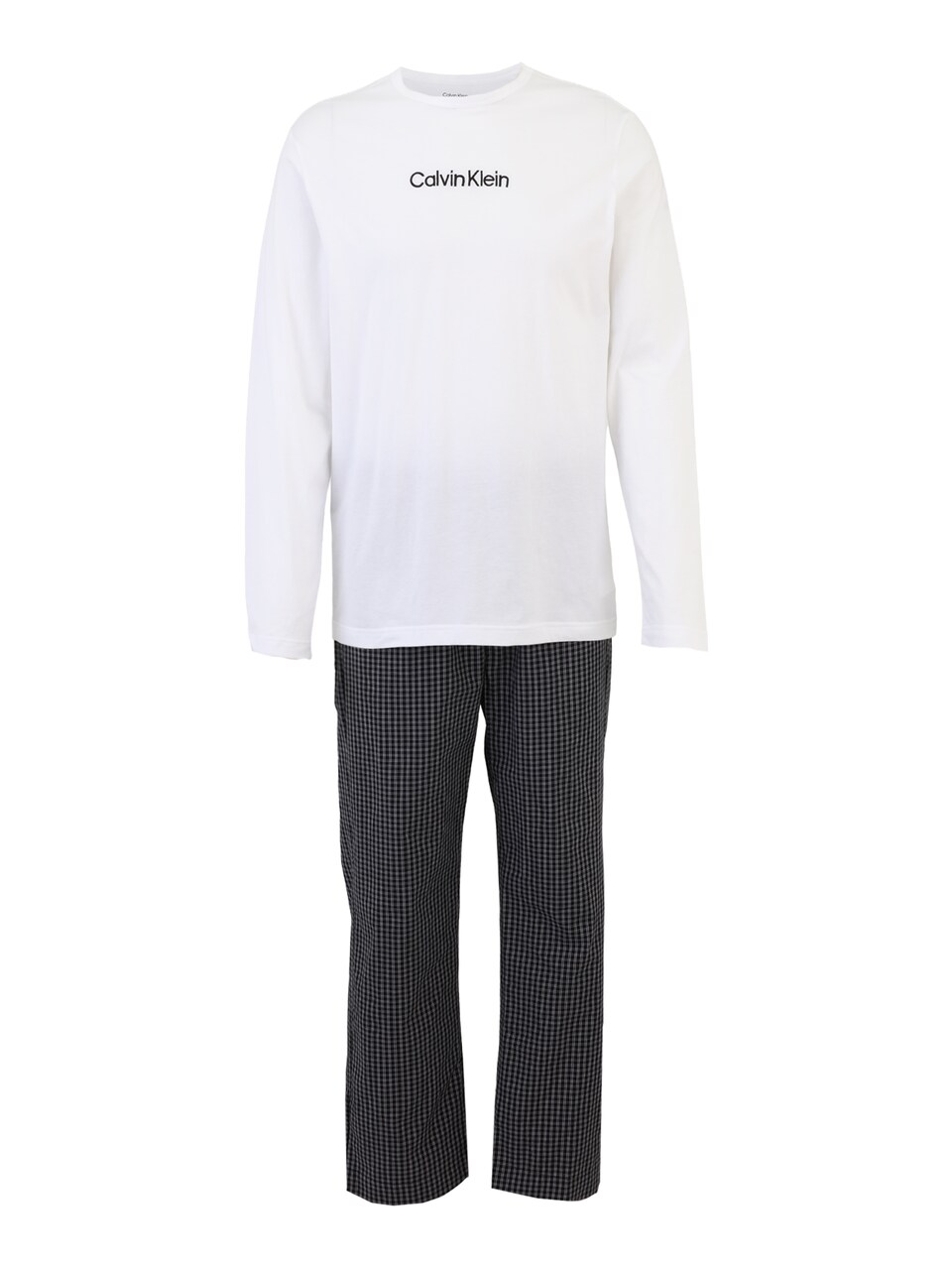 Pyjamas lång grå / svart