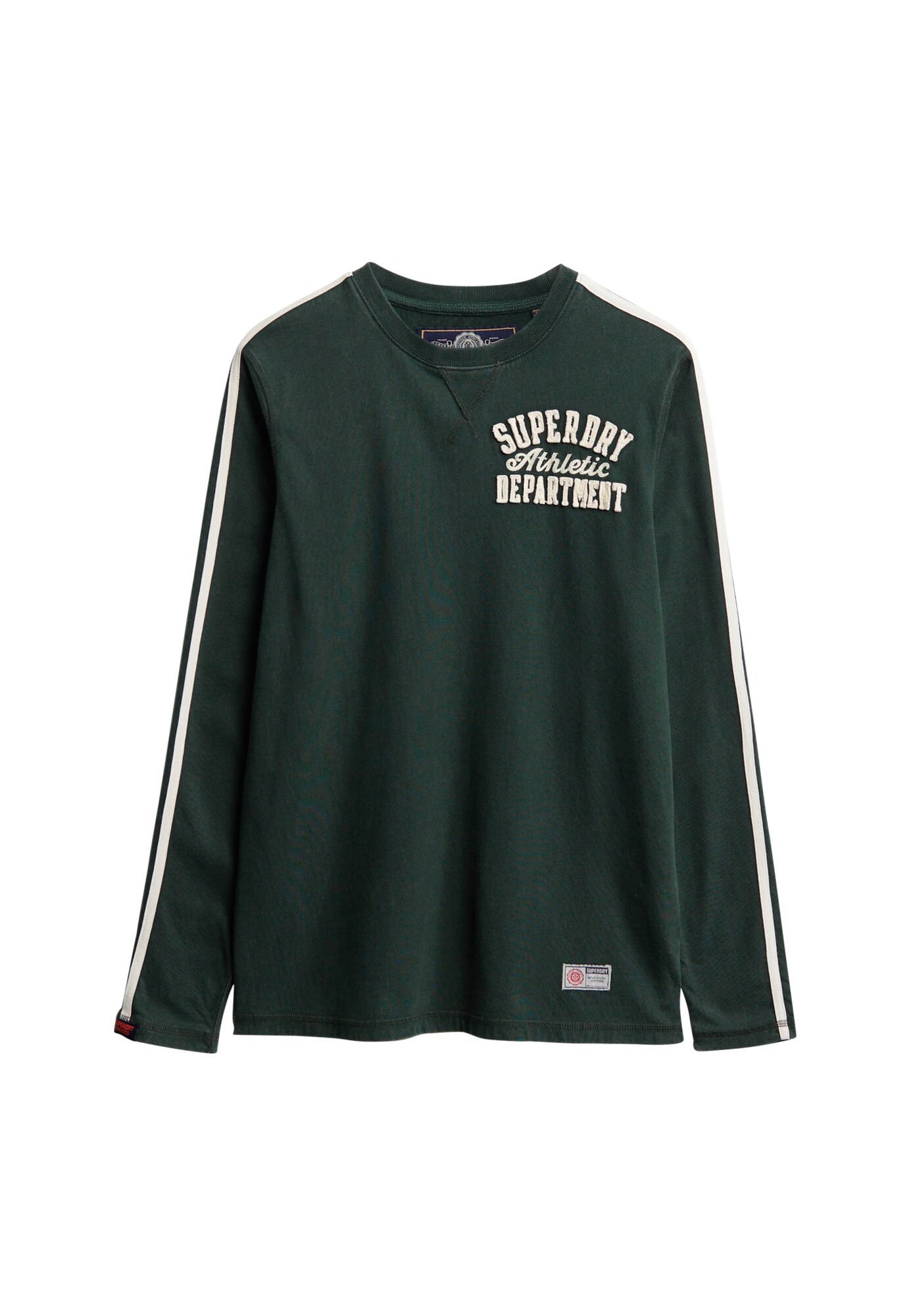 Superdry & Co Tricou 'ATHLETIC'  verde pin / alb