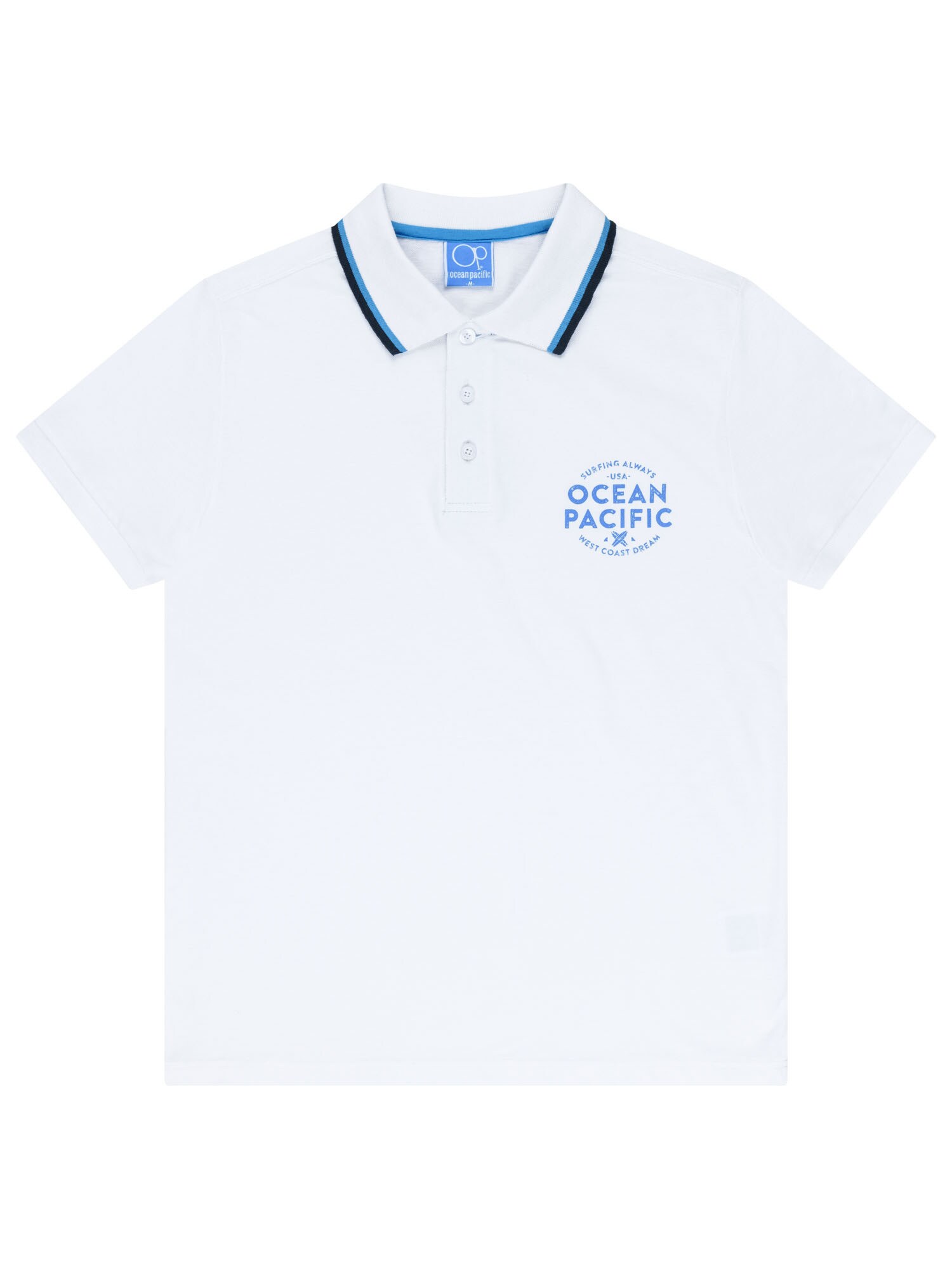 Ocean Pacific Tricou Manly alb