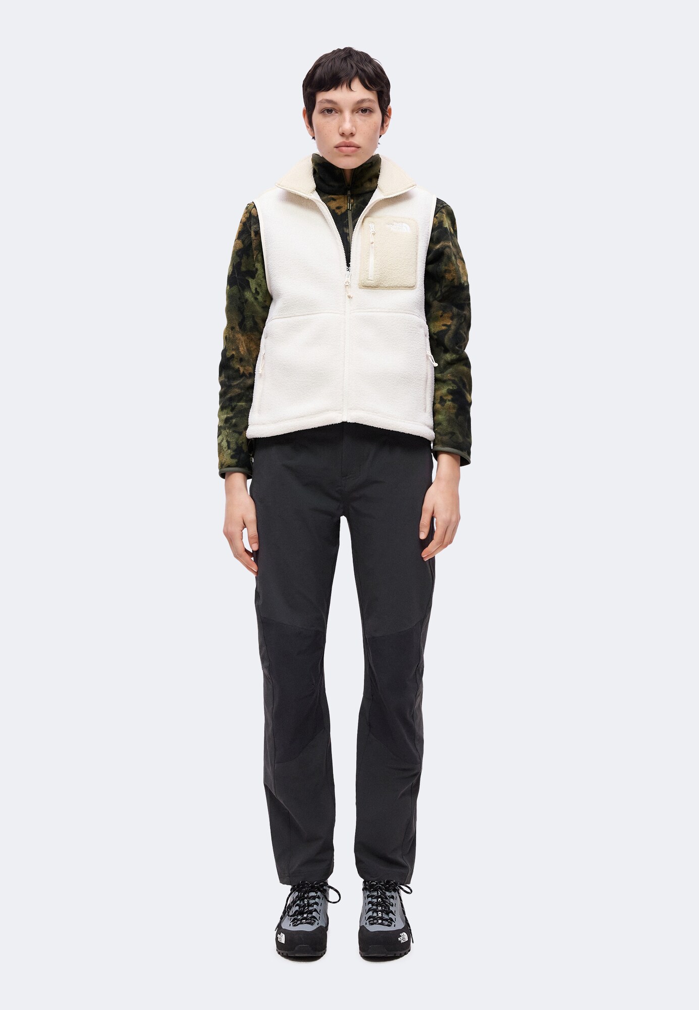 THE NORTH FACE Chaleco deportivo 'YUMIORI'  beige / blanco – imagen 4