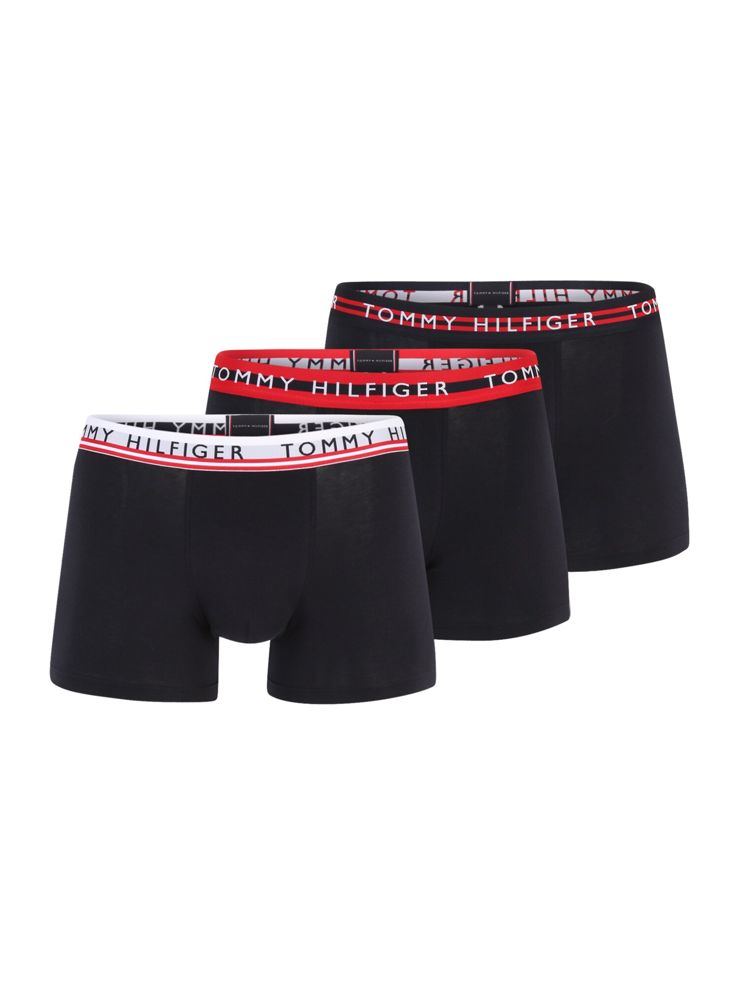 Tommy Hilfiger Underwear Boxerky  červená / čierna / biela