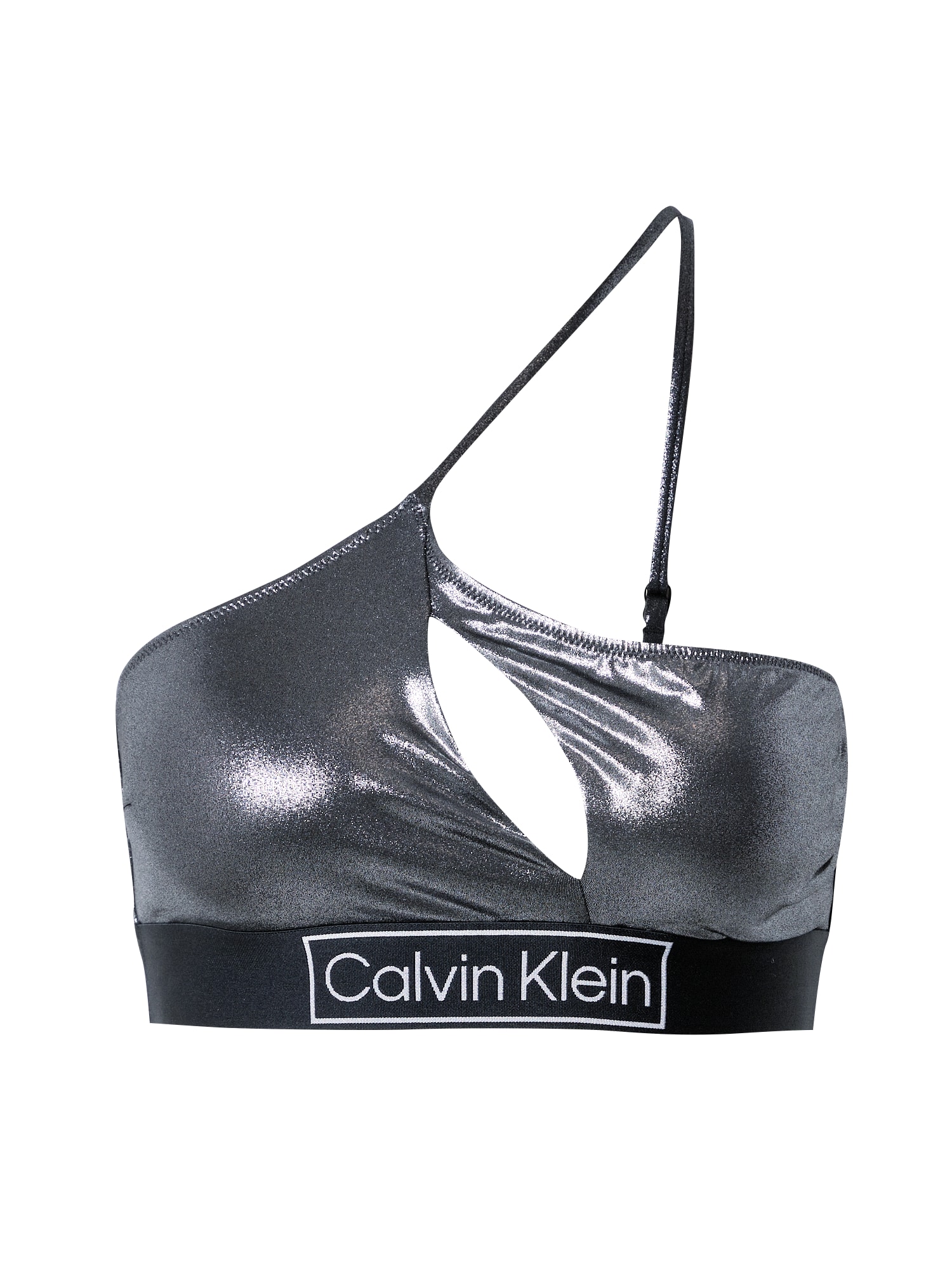 Calvin Klein Swimwear Bikini gornji dio  crna / bijela