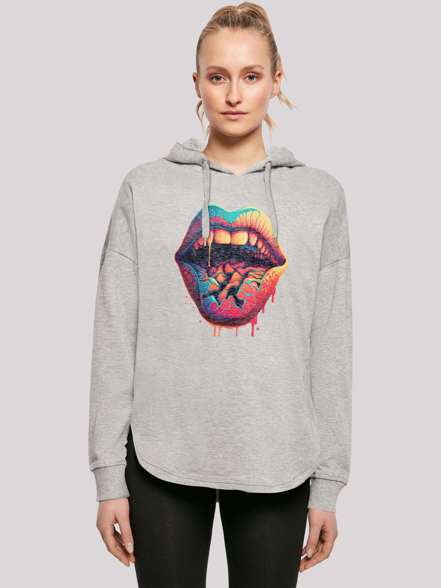 Thumbnail - Sweatshirt 'Drooling Lips'
