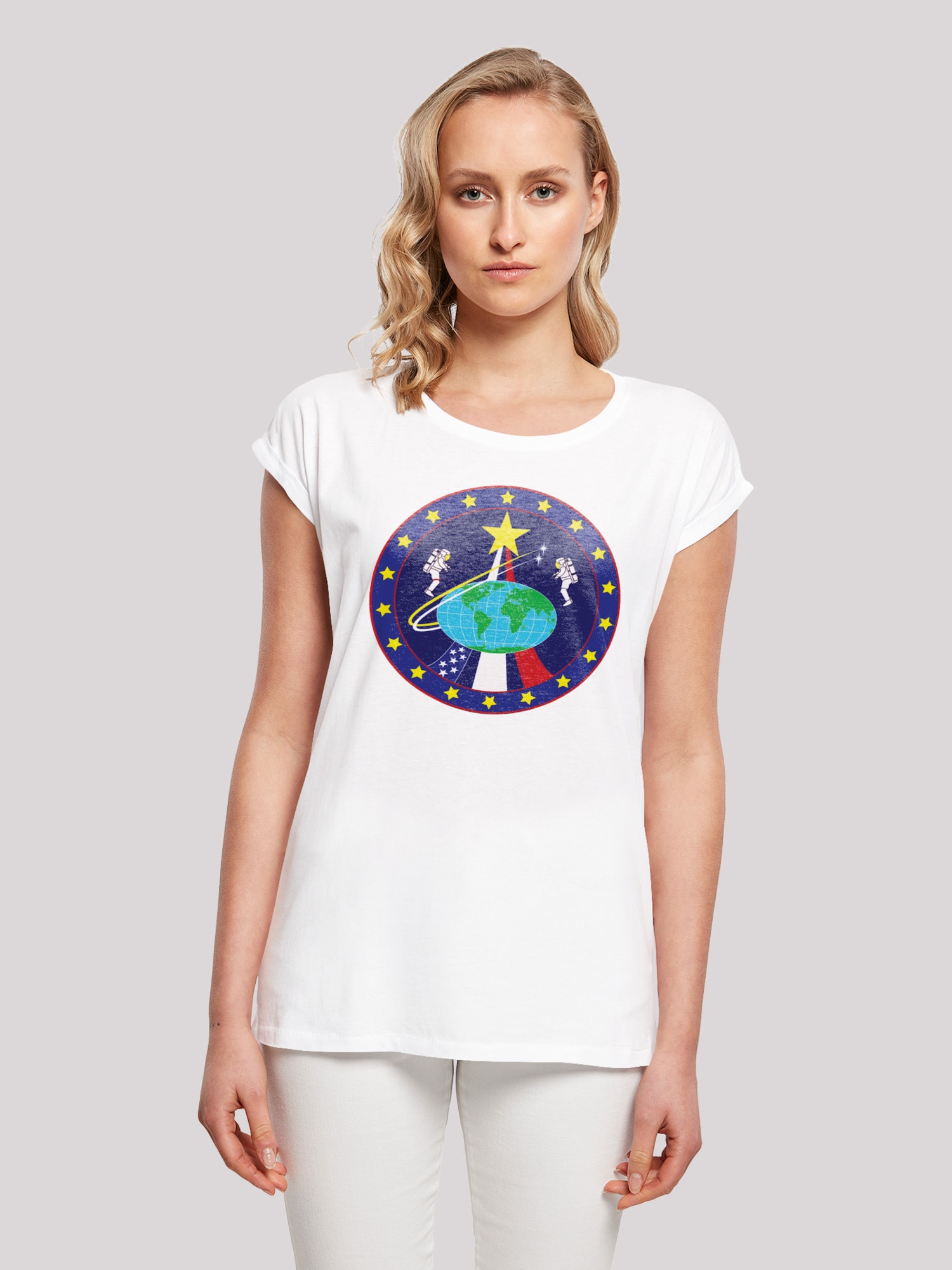 Thumbnail - F4NT4STIC T-Shirt NASA Classic Globe Astronauts
