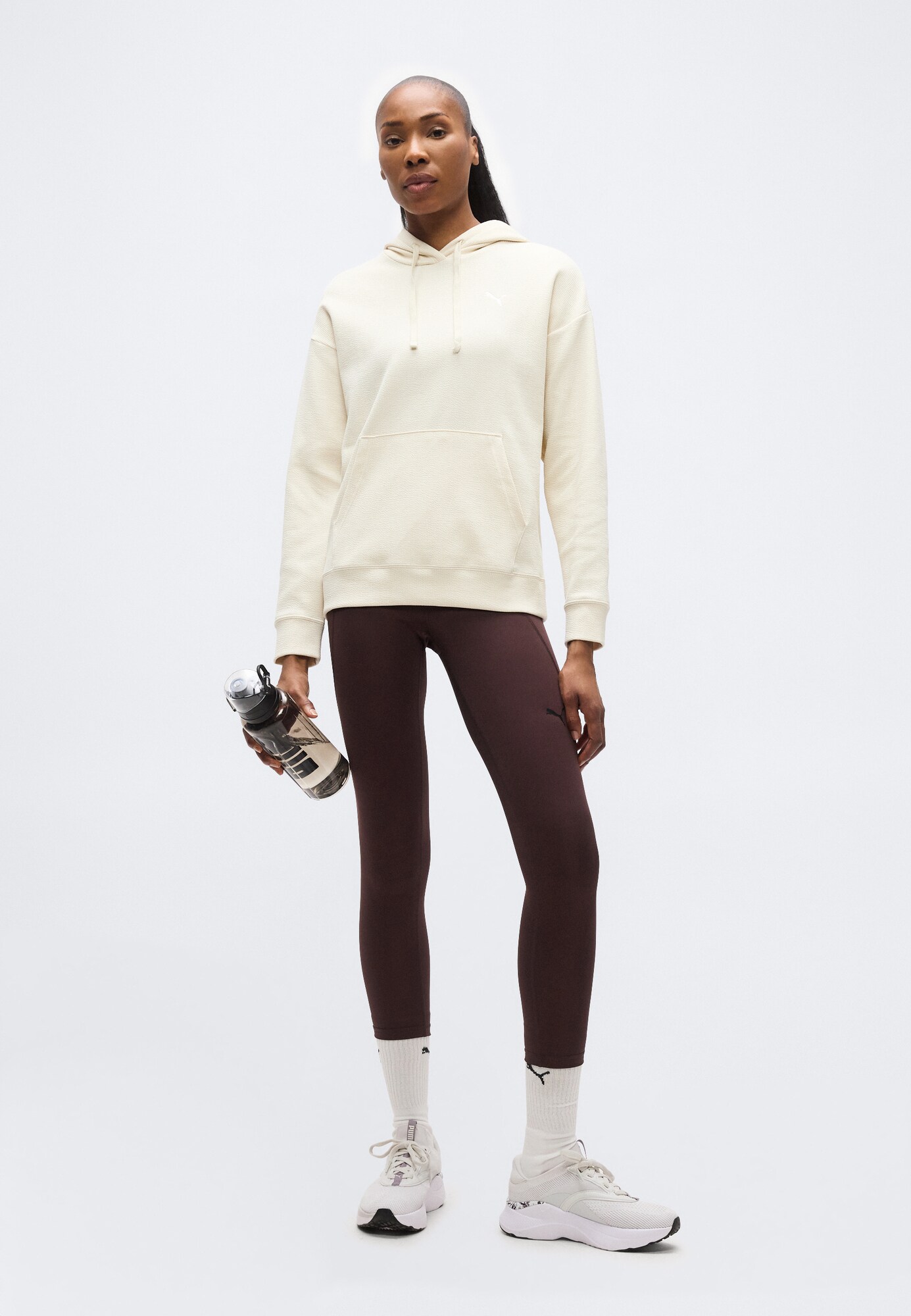 PUMA Camiseta deportiva 'ESS ELEVATED'  blanco lana – imagen 4