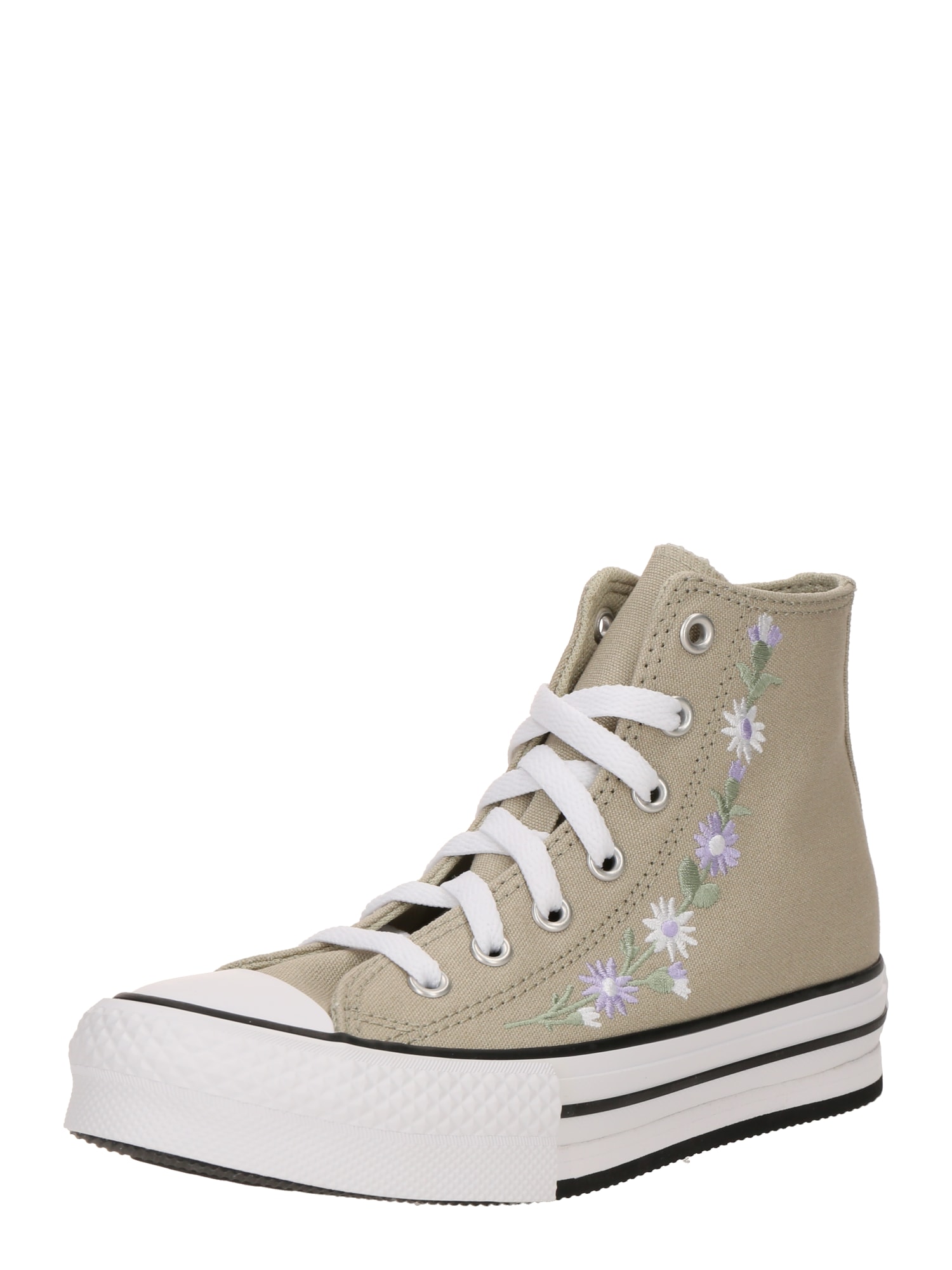 CONVERSE Sneaker CTAS  oliv / verde deschis / mov deschis / alb
