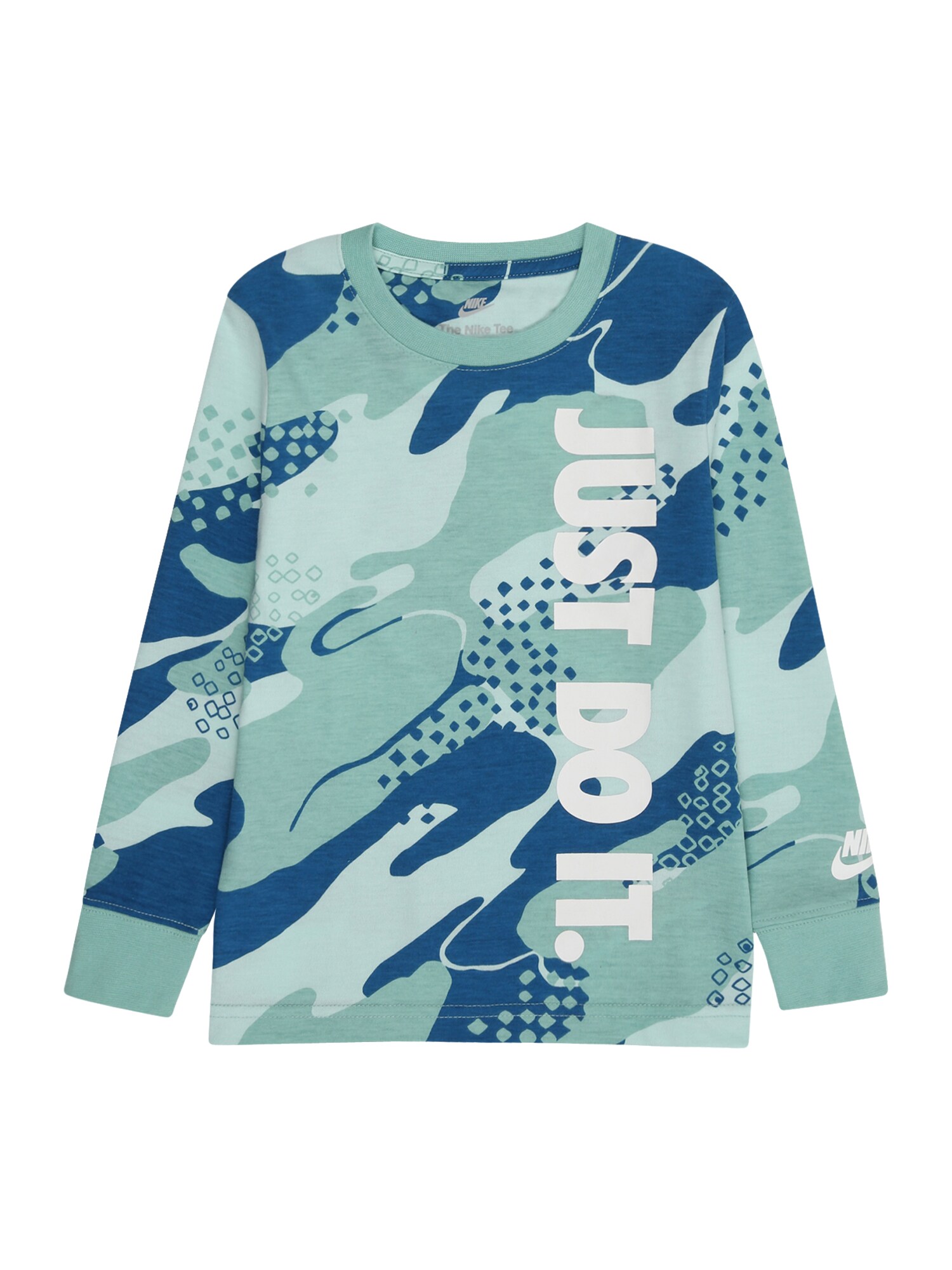 Nike Sportswear Póló  elefántcsont / tengerészkék / világoszöld akciós termékkép 1