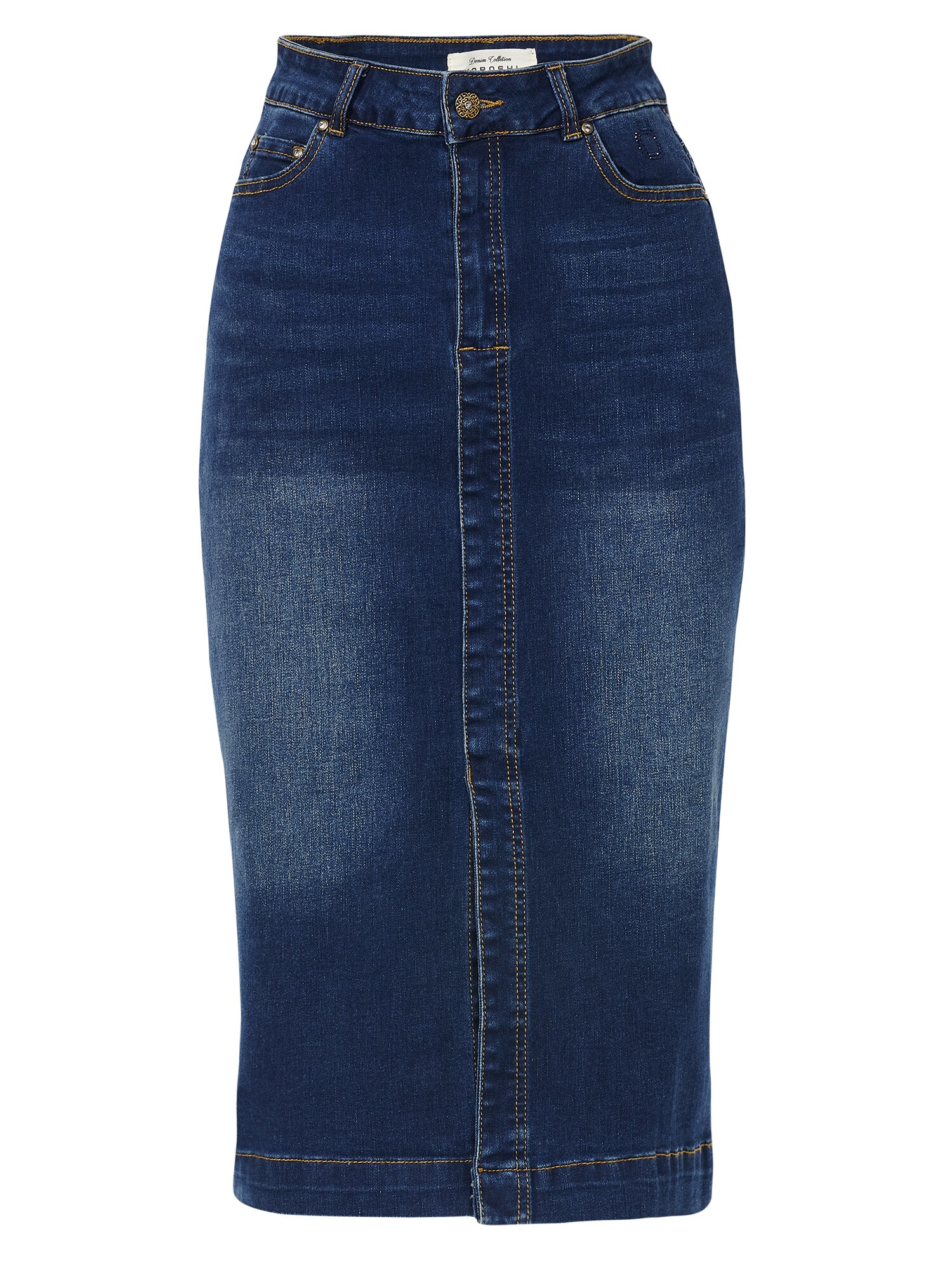 KOROSHI Fustă  albastru închis