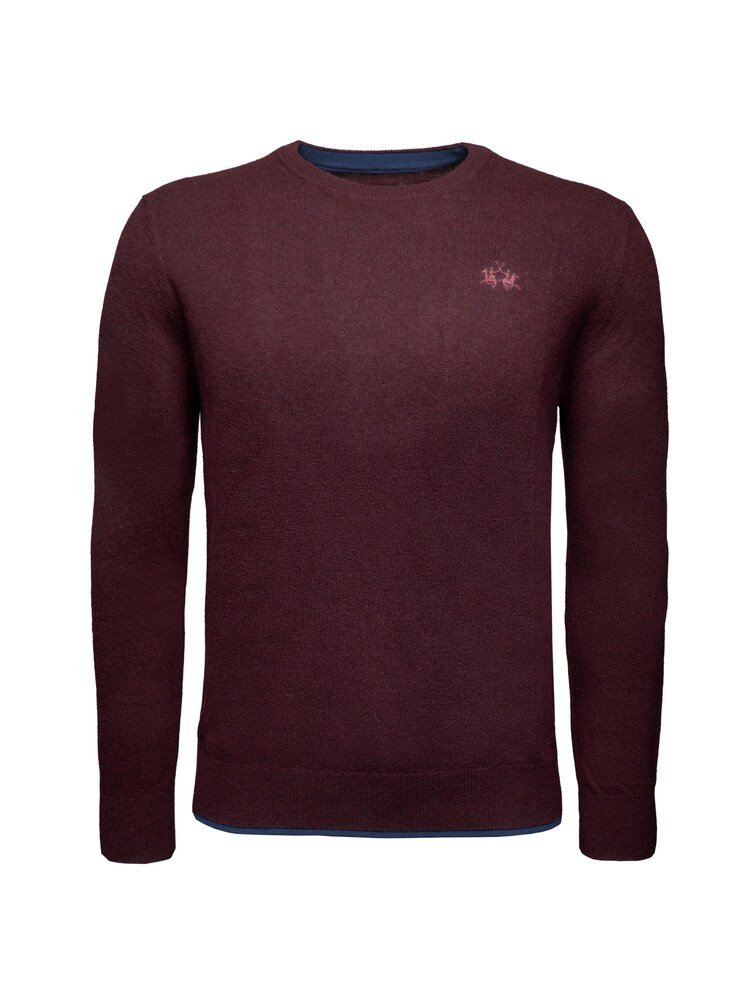 La Martina Pullover Herren Größe M weinrot