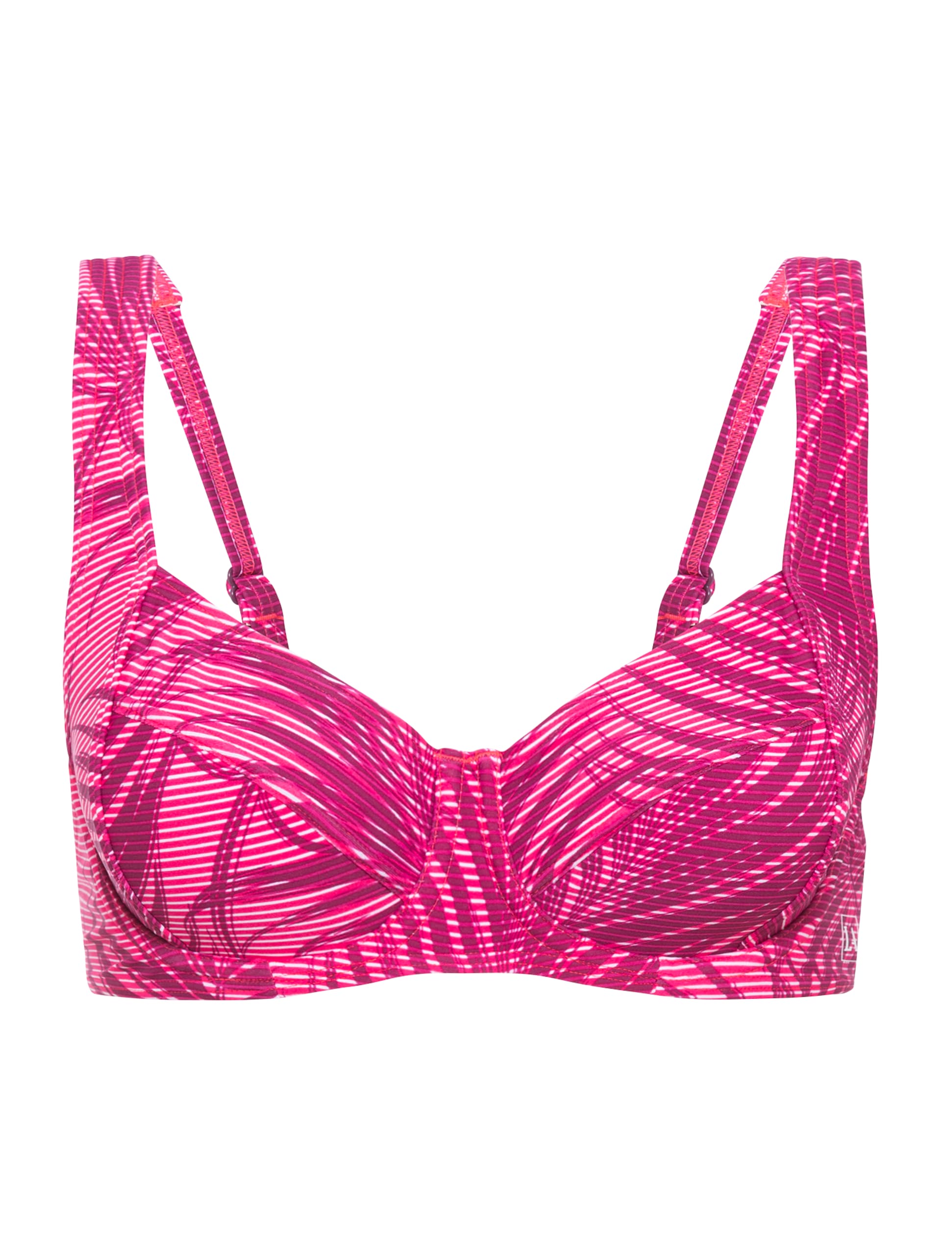 LASCANA ACTIVE Sportbikinitopp rosa / bordeaux dam