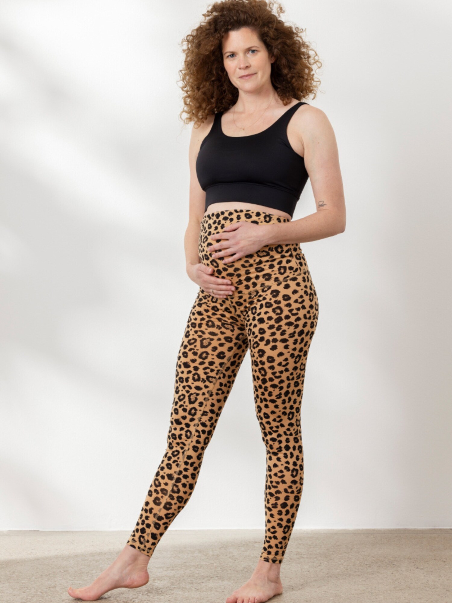 Hey Honey Leggings 'Maternity'  marrone chiaro