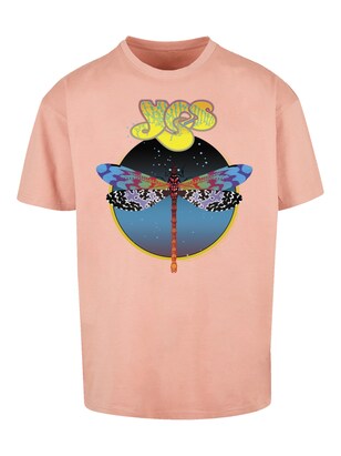 F4NT4STIC Shirt ‘Yes Dragonfly Tour V1’ Nude / Blauw / Geel / Zwart