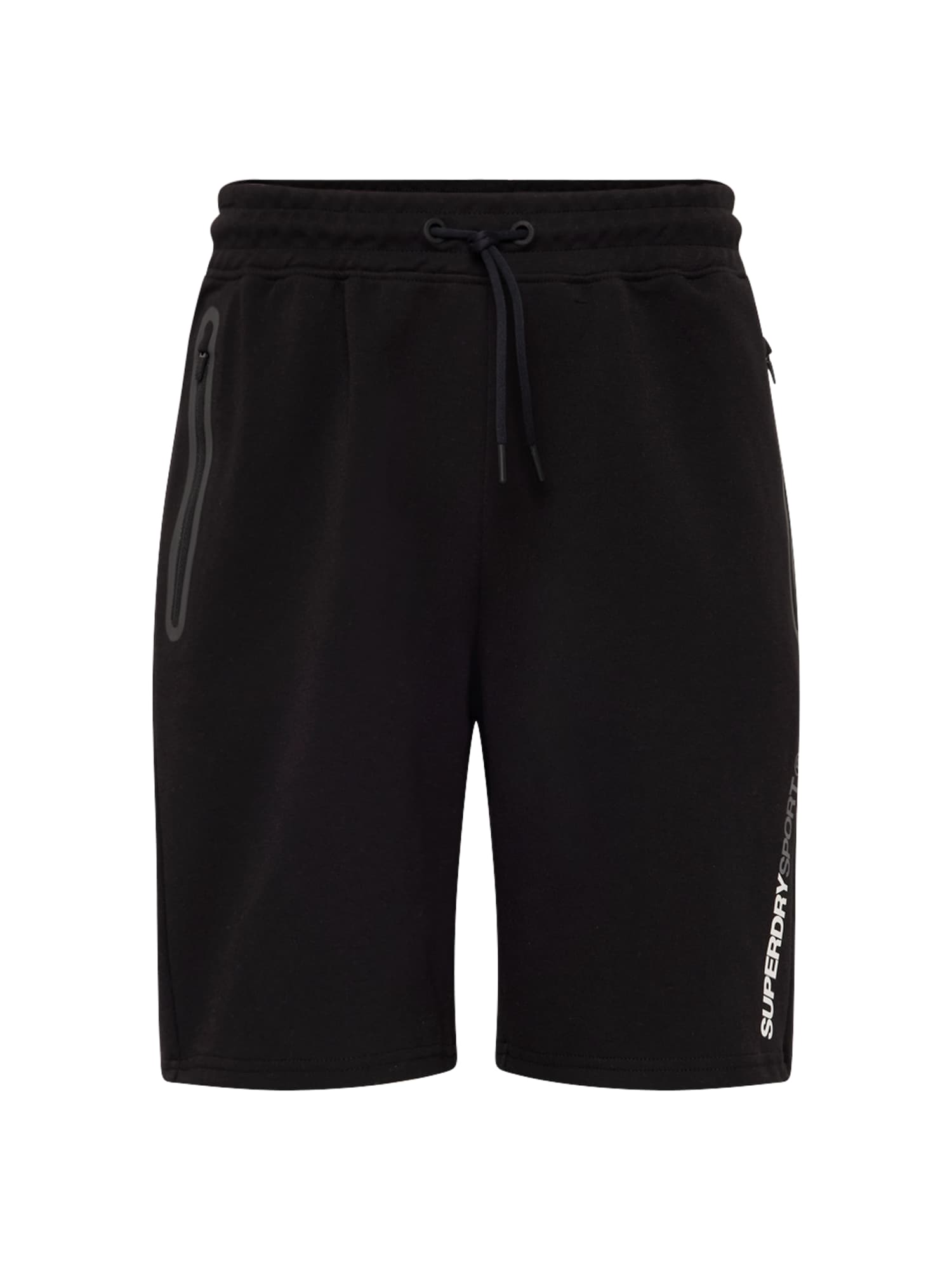 Superdry Спортен панталон  черно / бяло