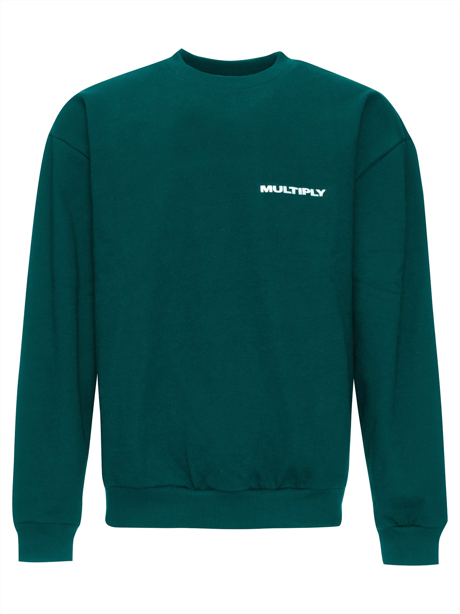 Multiply Apparel Sportisks džemperis degvielas krāsas / balts