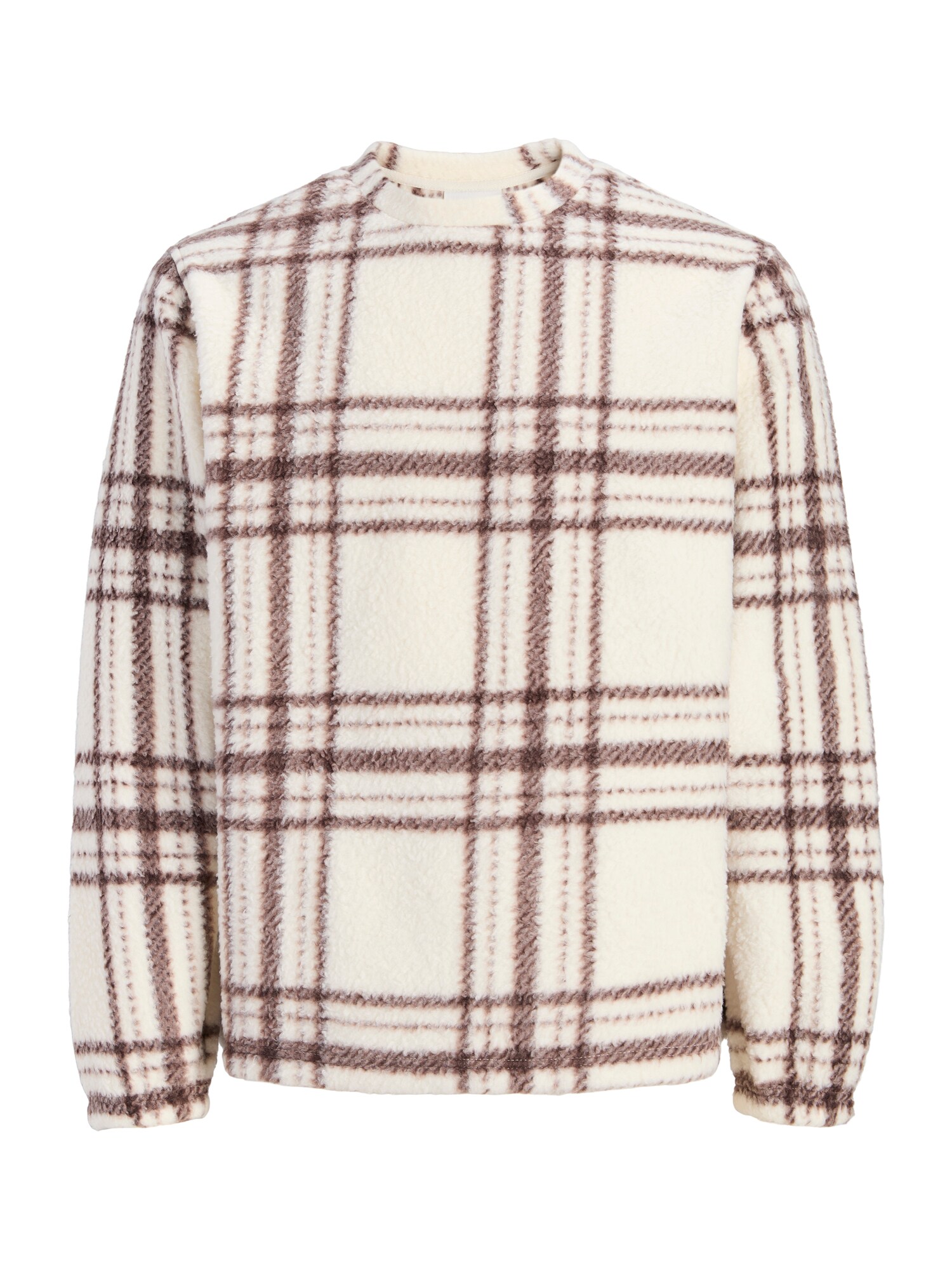 JACK & JONES Pulover JORSEBASTIAN maro / alb