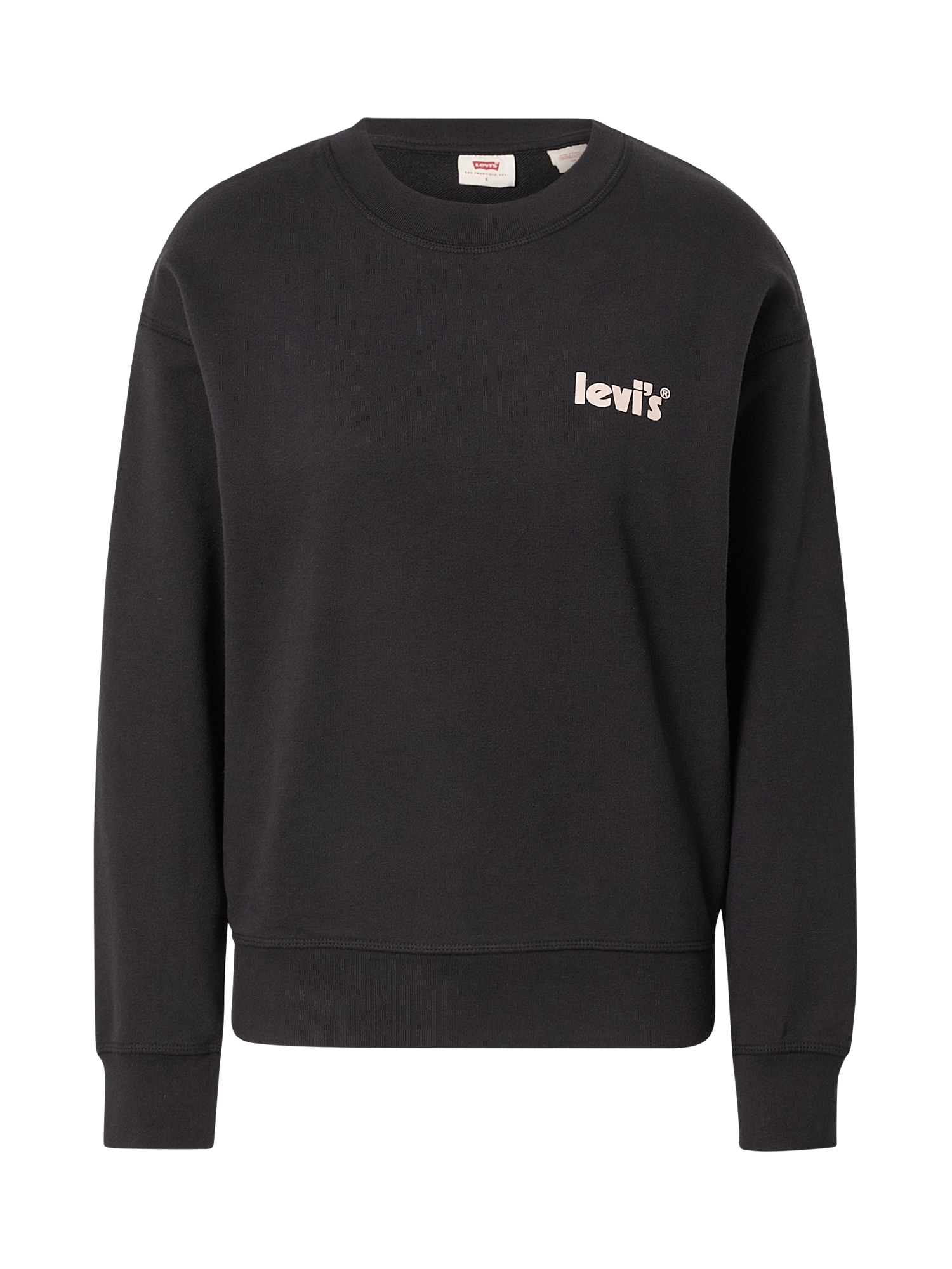 LEVI'S Sweater majica  rosé / crna