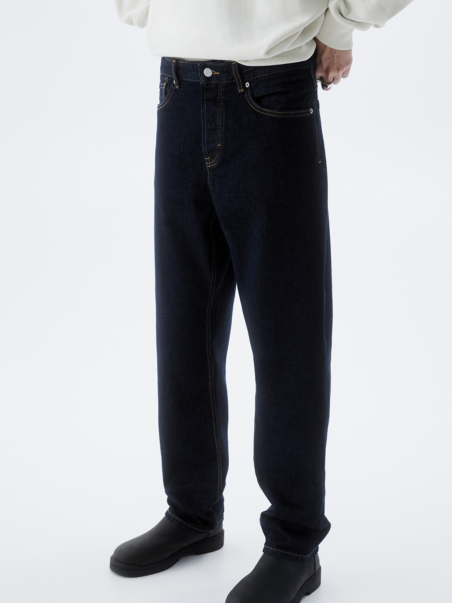 Pull&Bear Farmer  tengerészkék termék 2. képe