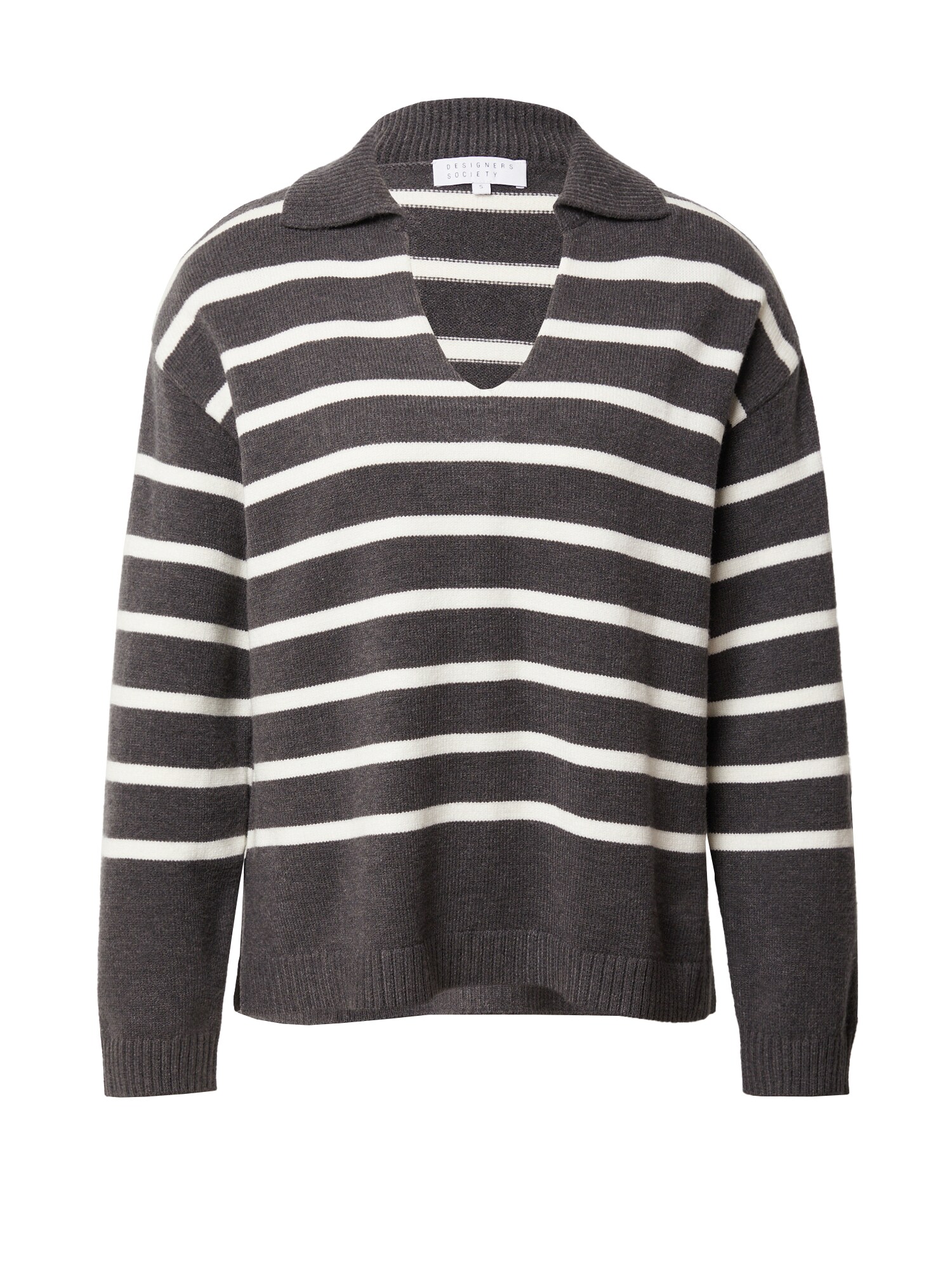 Designers Society Pullover 'DOM'  antracite / branco