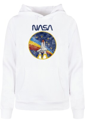 Merchcode Sweatshirt ‘NASA – Rocket’ Navy / Geel / Rood / Wit