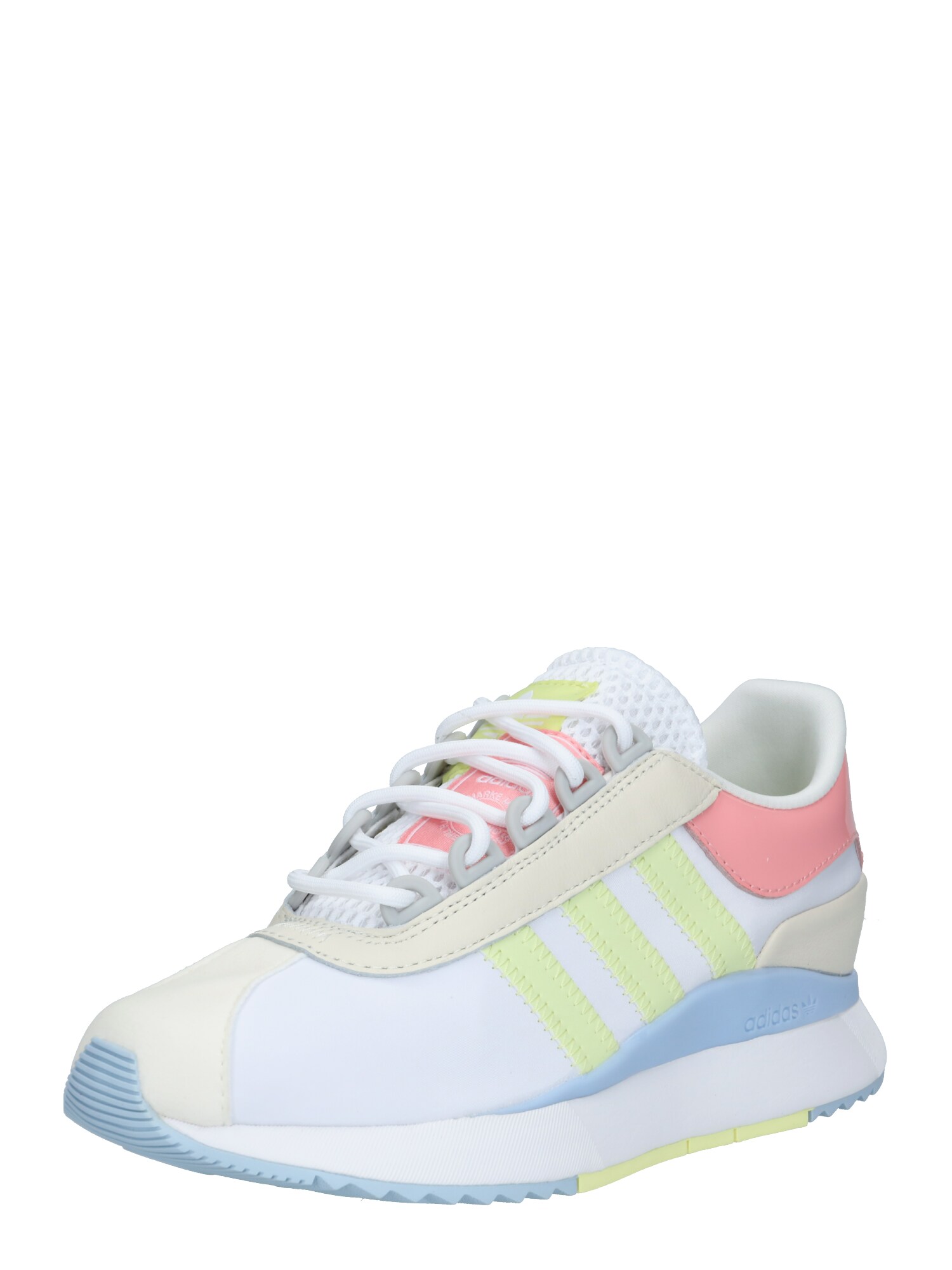 ADIDAS ORIGINALS Sportbačiai be auliuko 'Andridge'  ryškiai rožinė spalva / pastelinė geltona / balkšva