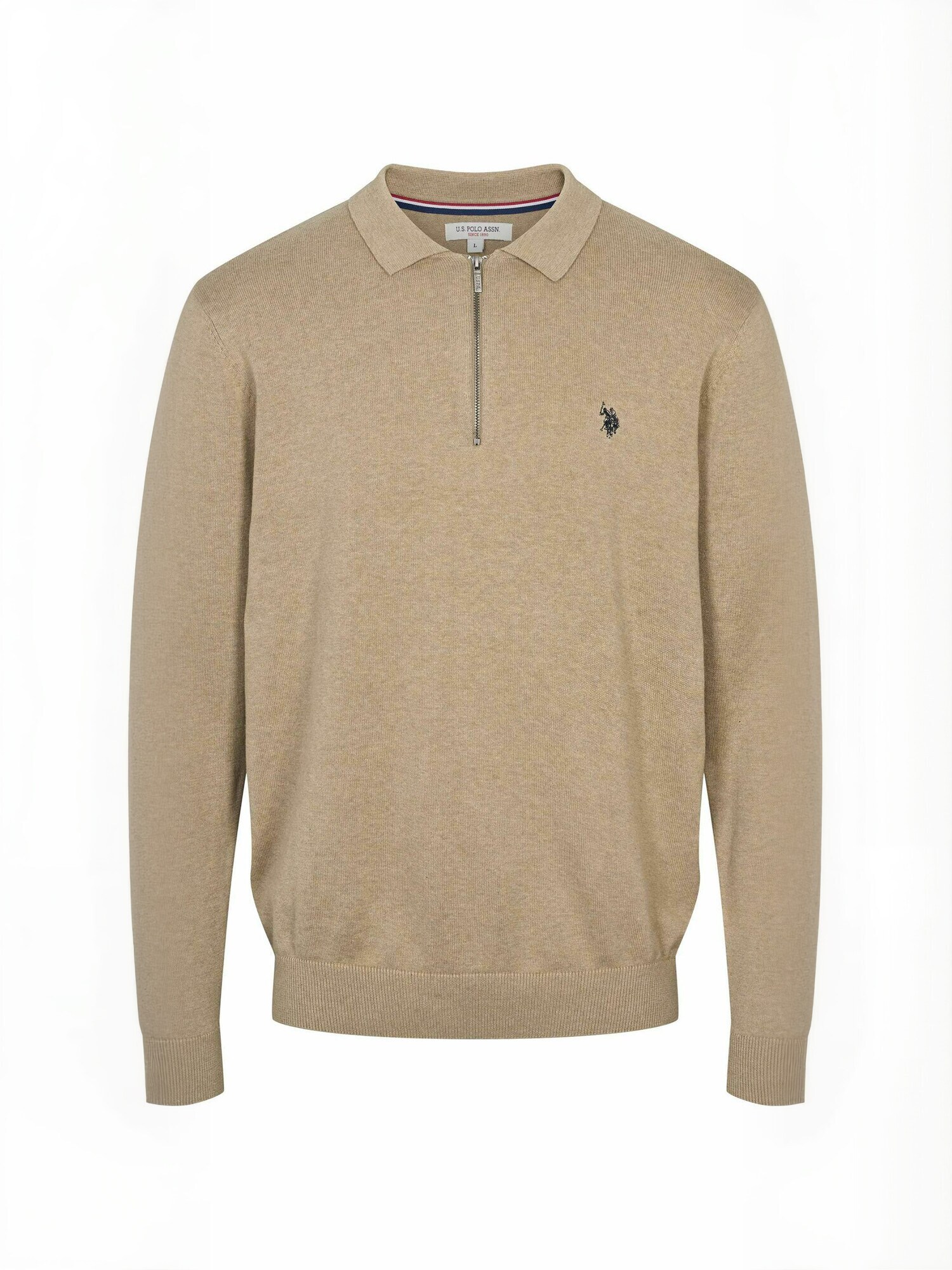 U.S. POLO ASSN. Pulover  UMSanka  bej amestecat