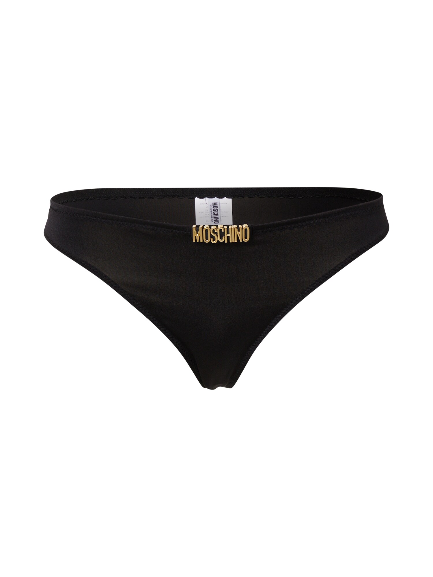 Moschino Underwear Siaurikės  juoda / auksas