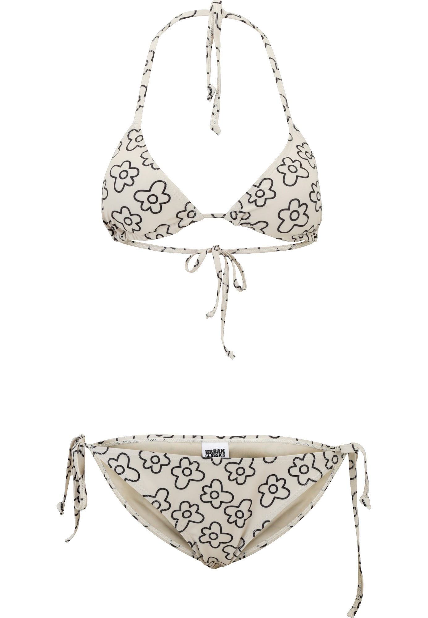 Urban Classics Bikini Zwart / Wolwit