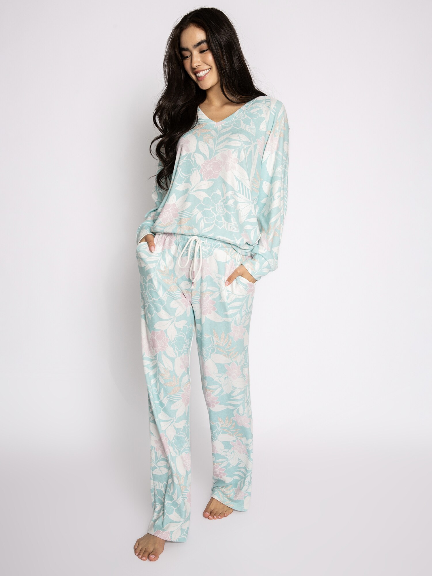 Thumbnail - PJ Salvage Pyjamahose  pant - Peachy Party