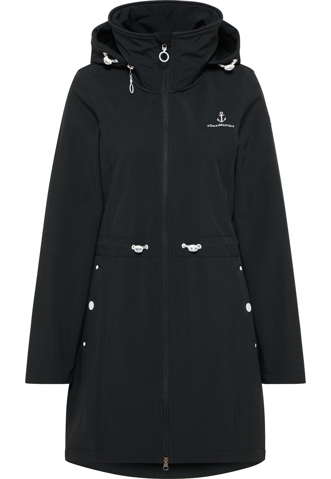 DreiMaster Maritim Funkčný kabát  čierna